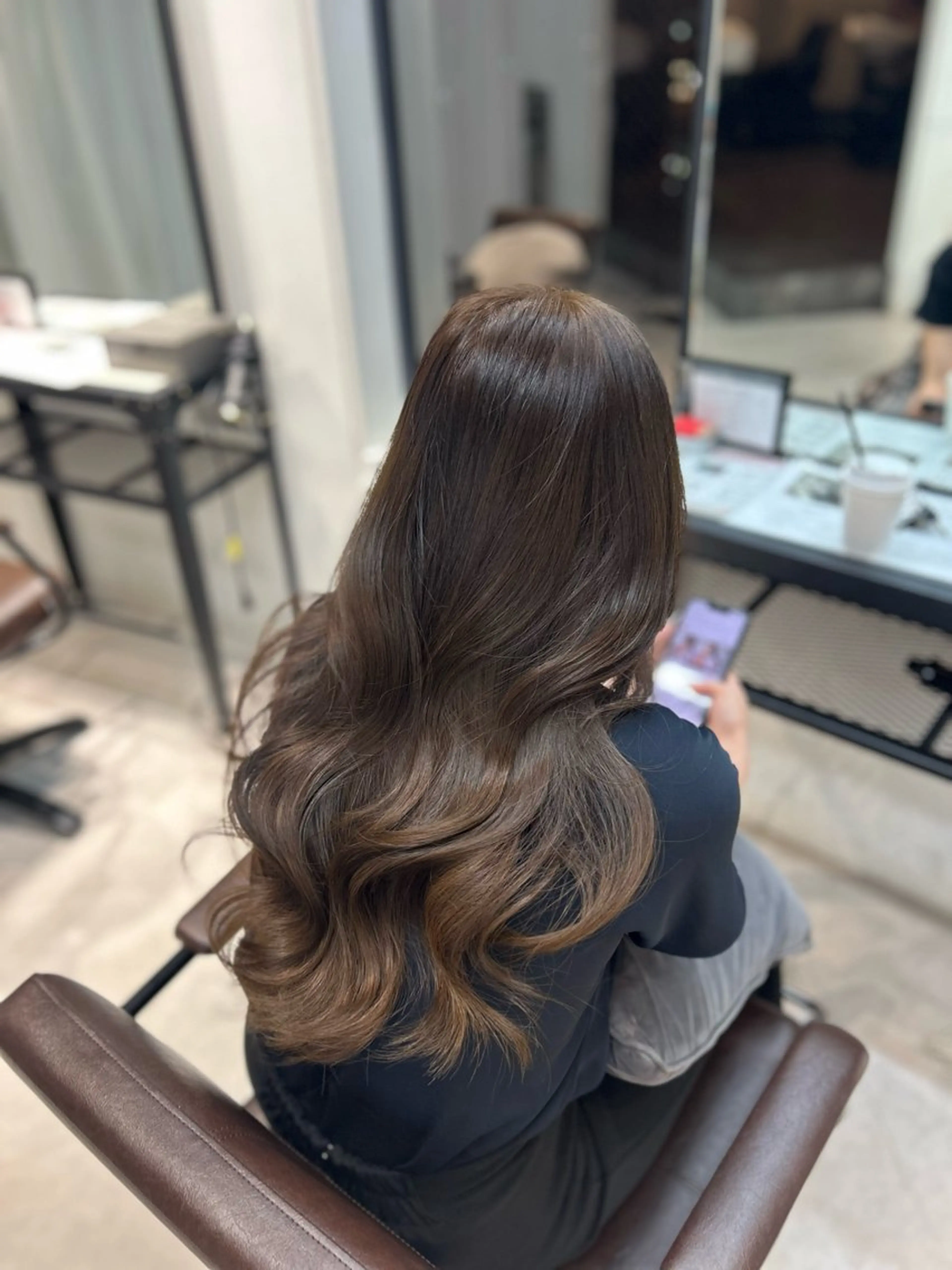 ロング カラー caho／韓国ヘア 盛れStyle🩶✨のヘアスタイル