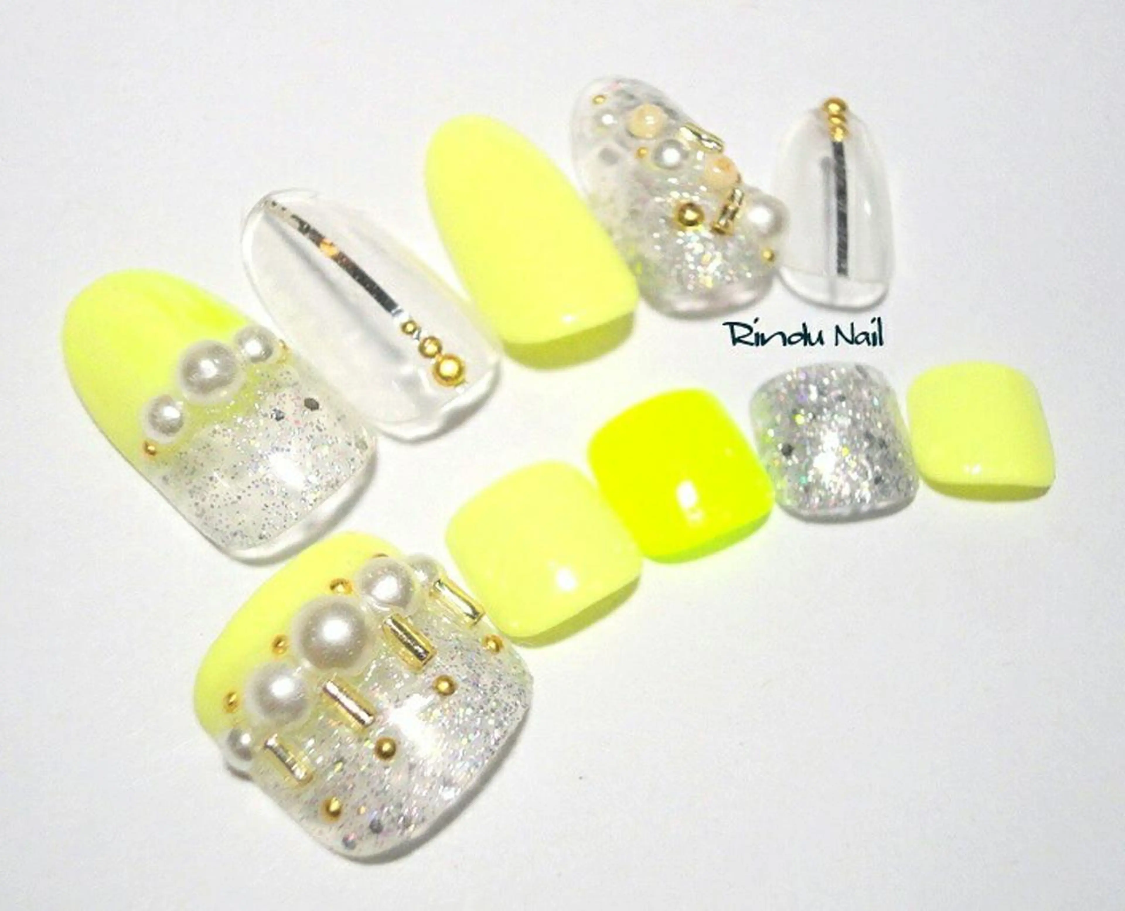 ネイル フットネイル Rindu Nail 名駅miniのネイルデザイン