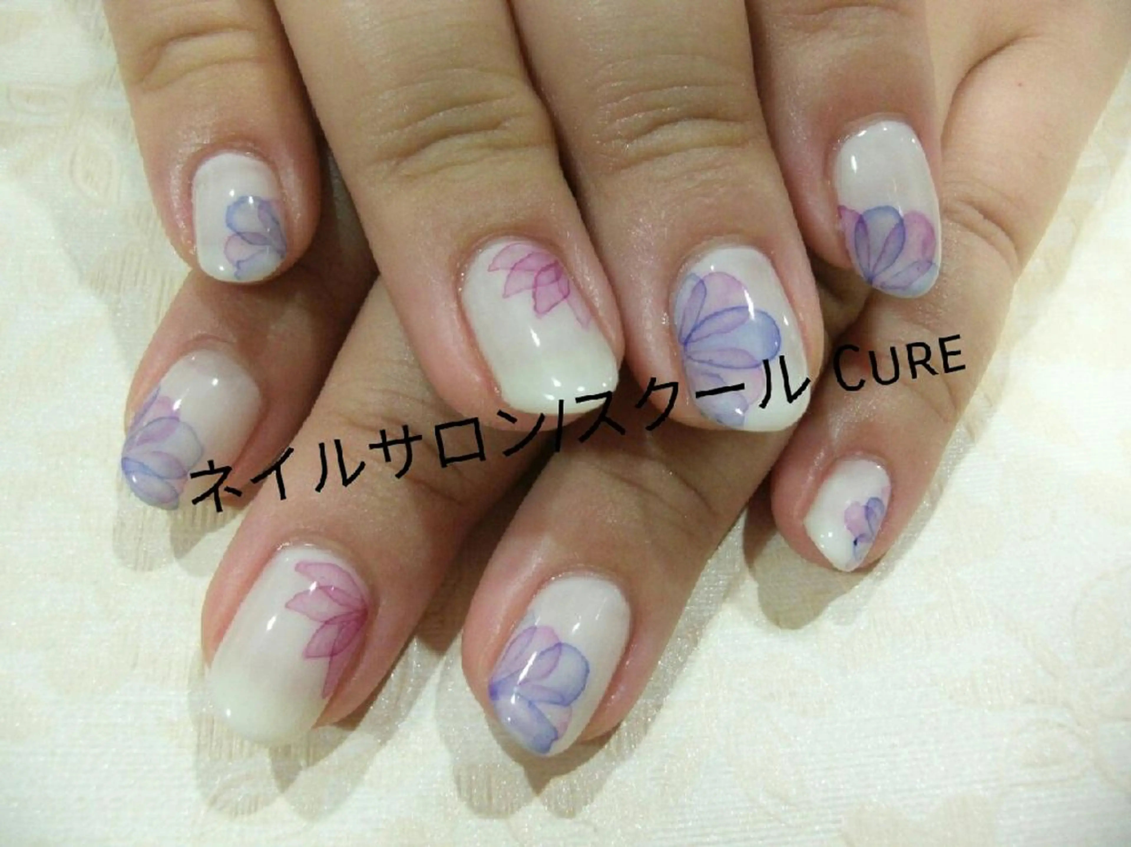 ミディアム ネイル ネイルサロン Cureのネイルデザイン