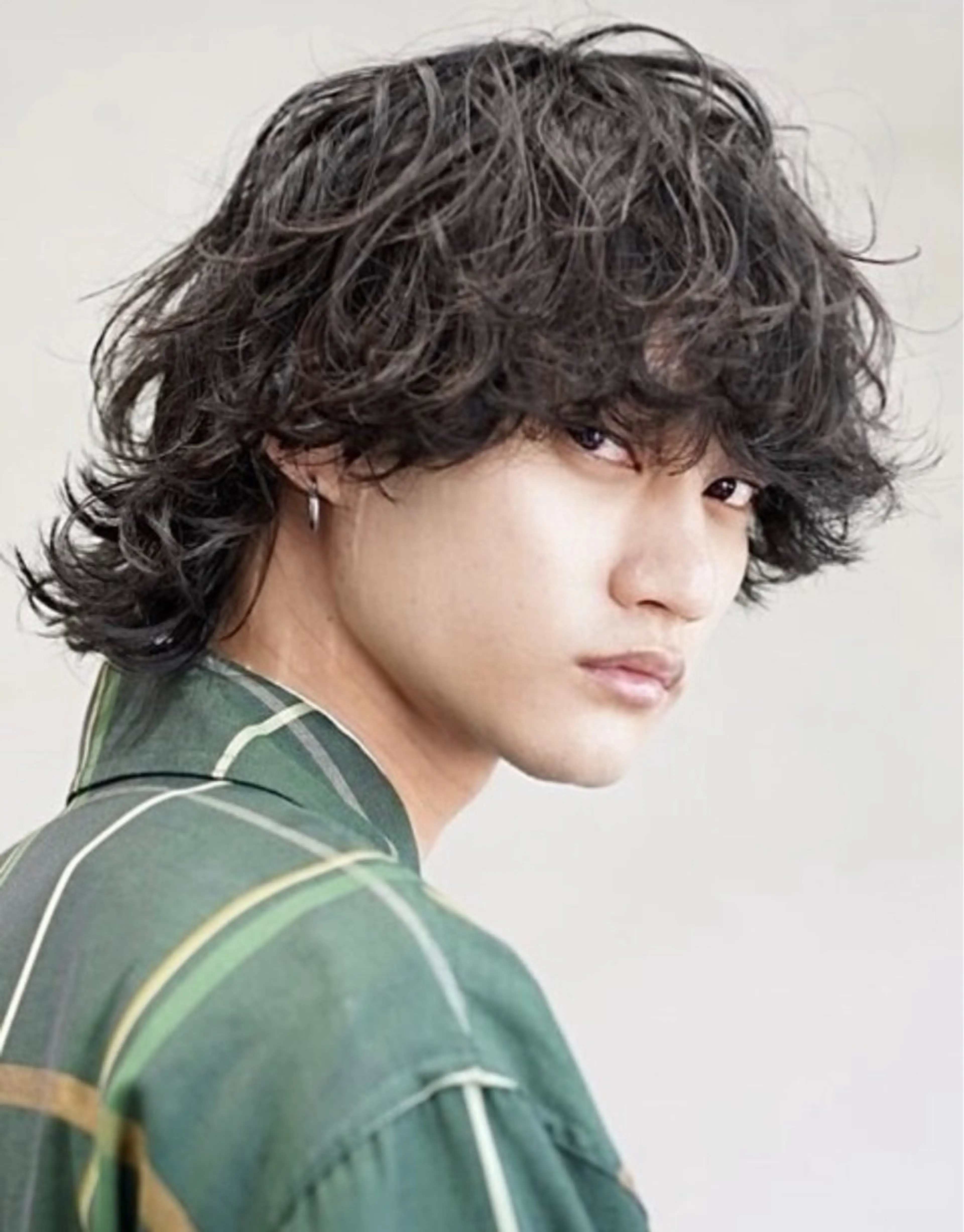 パーマ メンズ カット パーマ メンズ/シャドウ/ 波巻き/kyogoのヘアスタイル