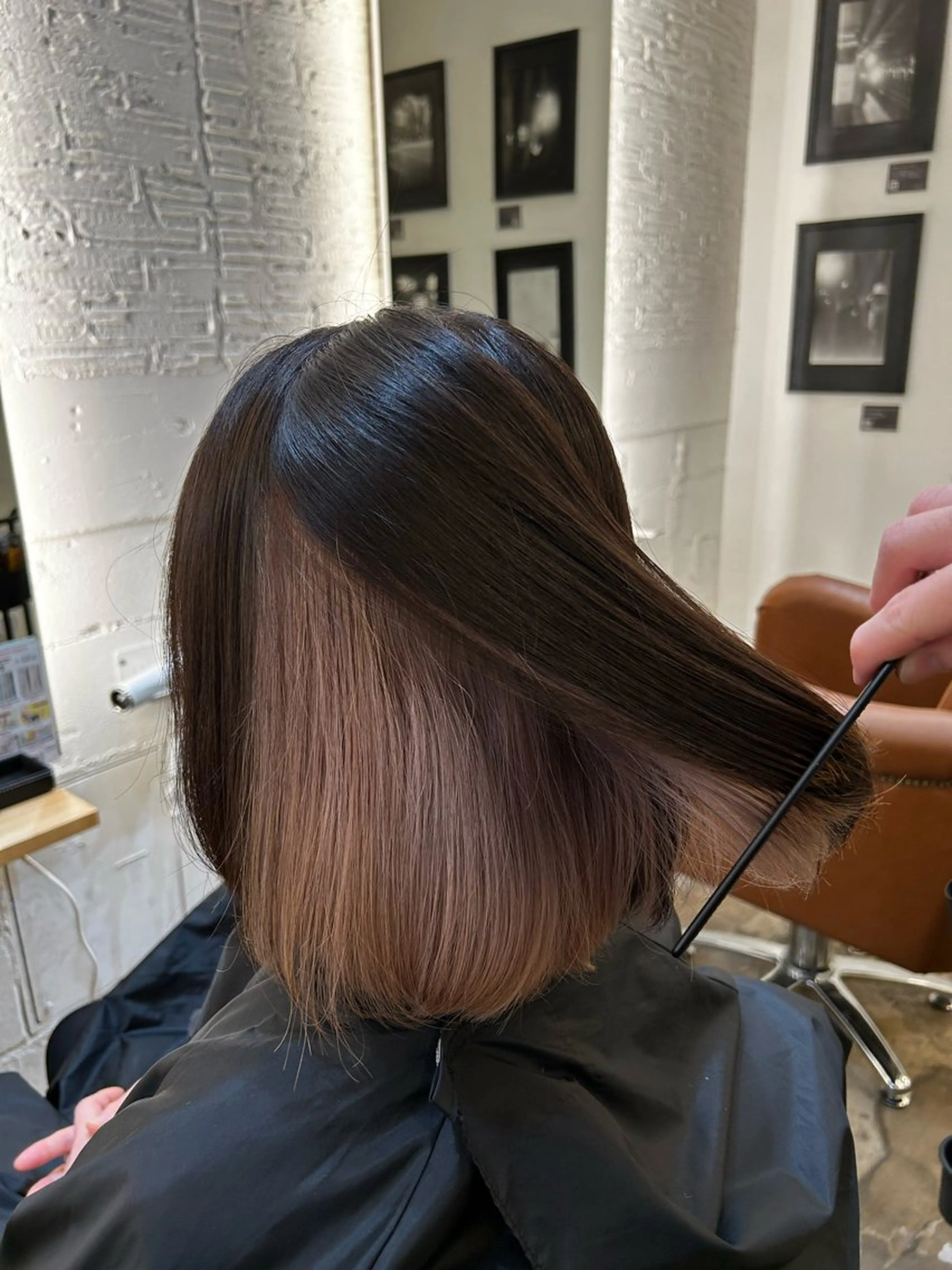 ミディアム カラー インナーカラー ヘアカラー Ryo☘縮毛矯正/ メンズ/ブリーチ/のヘアスタイル