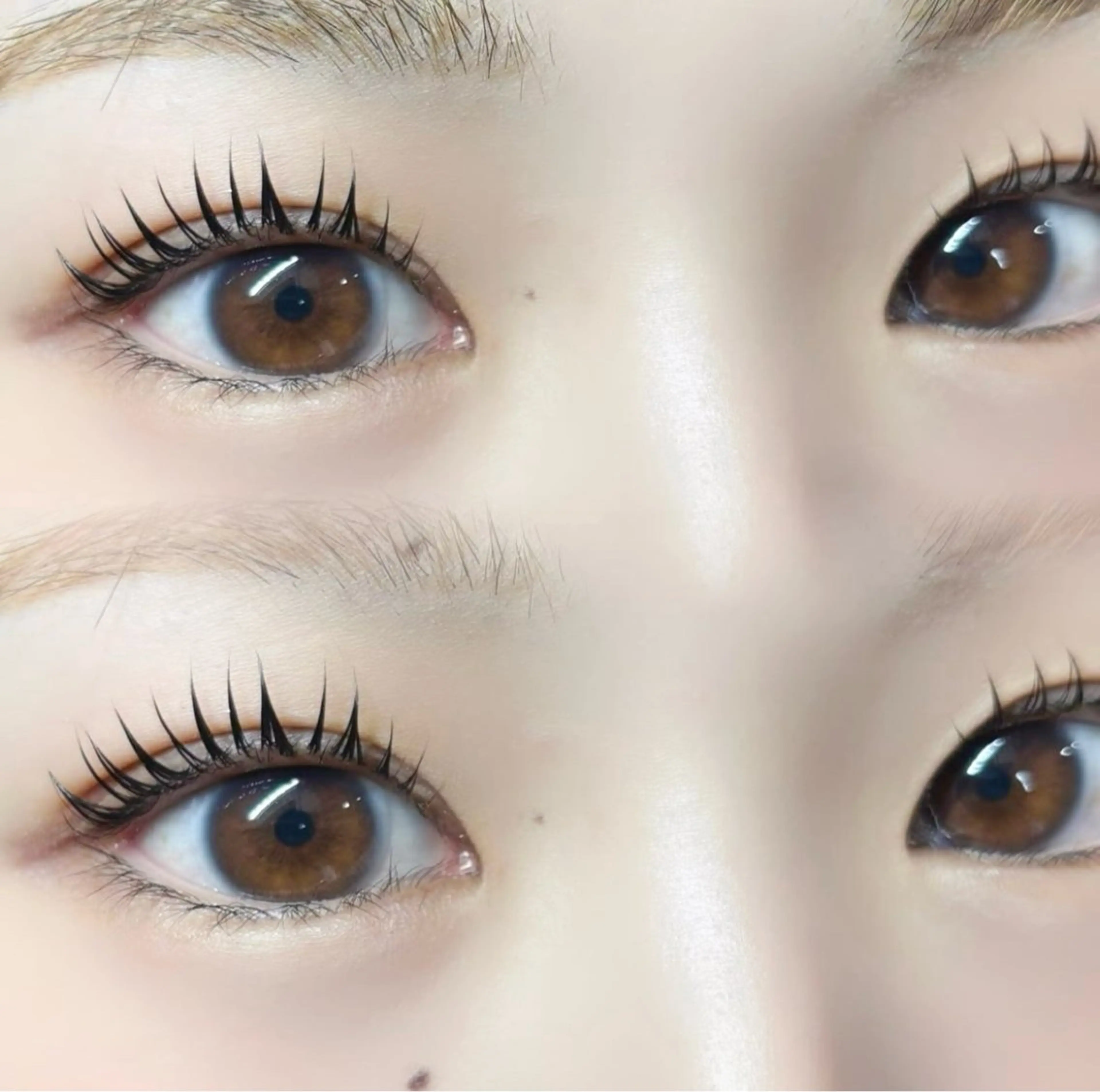 【人気メニュー✨💙】 上パリジェンヌ＋下まつげパーマ ✨コーティング付き　※エクオフ不可　土日＋500円の写真