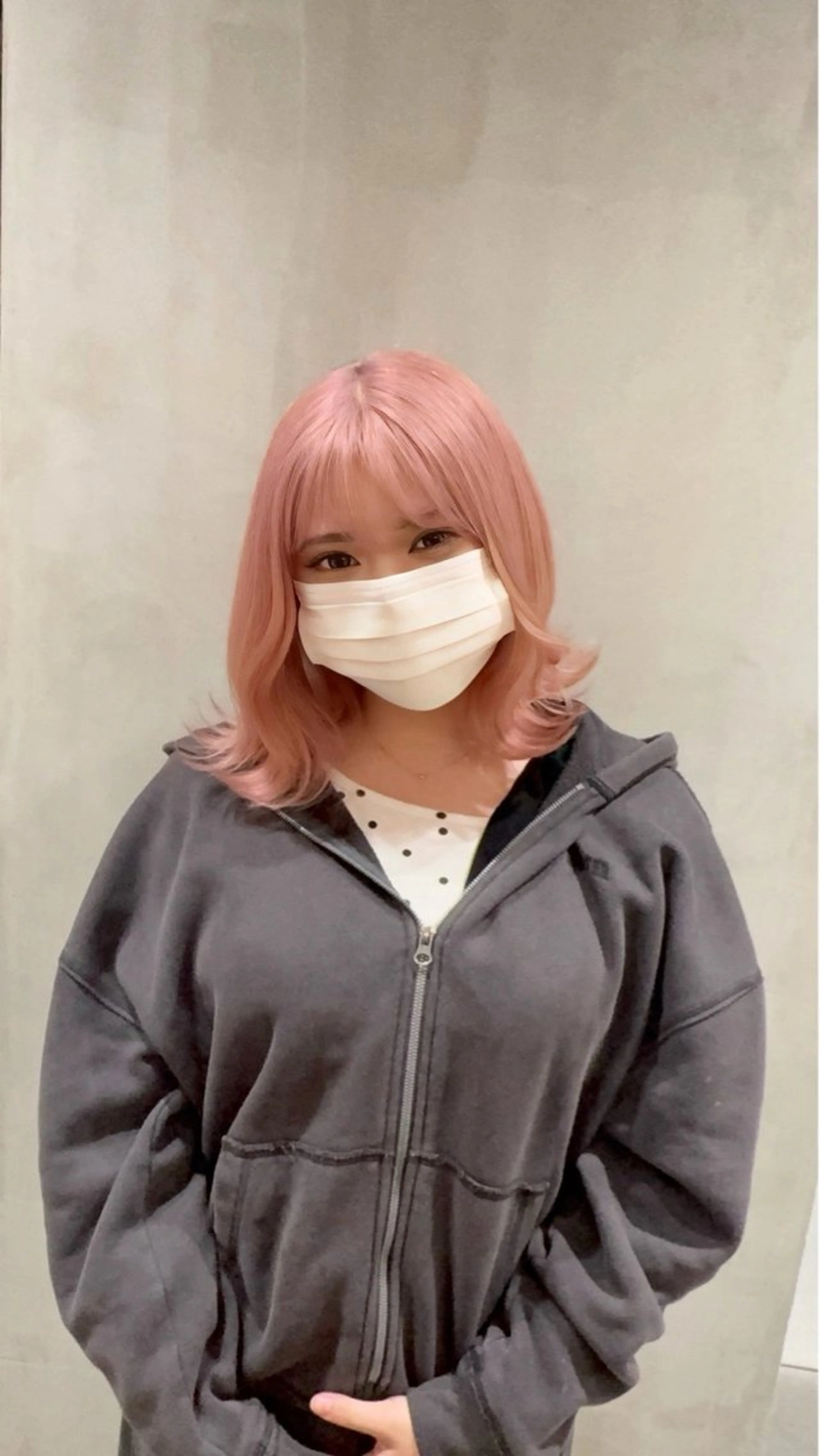 ミディアム カラー ブリーチ ケアブリーチ 顔周りカット トリートメント ヘアカラー 渋谷ハイトーン/ まぉまぉのヘアスタイル