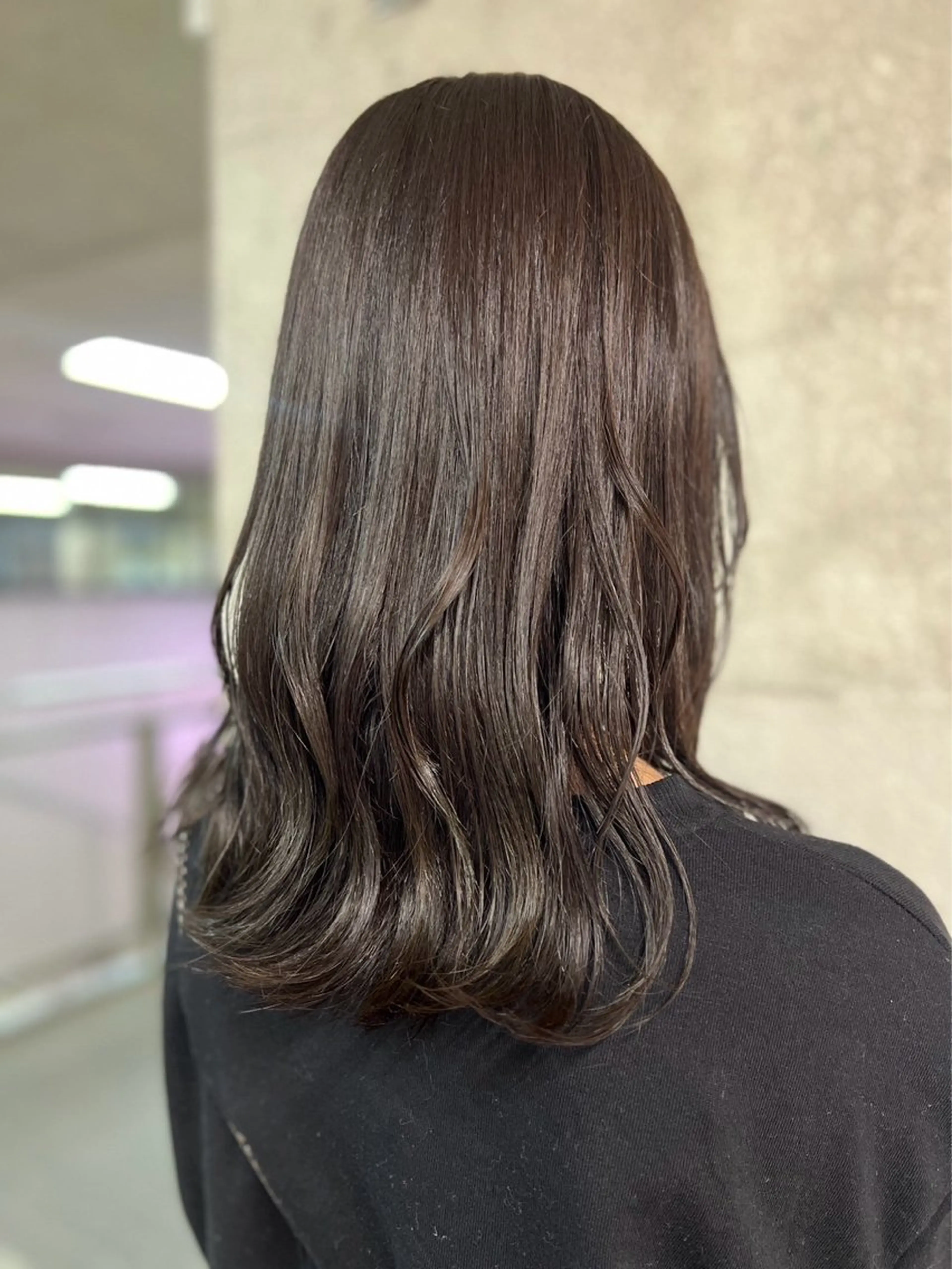 ミディアム 🫧Ayumu🫧 透明感カラー/春日のヘアスタイル