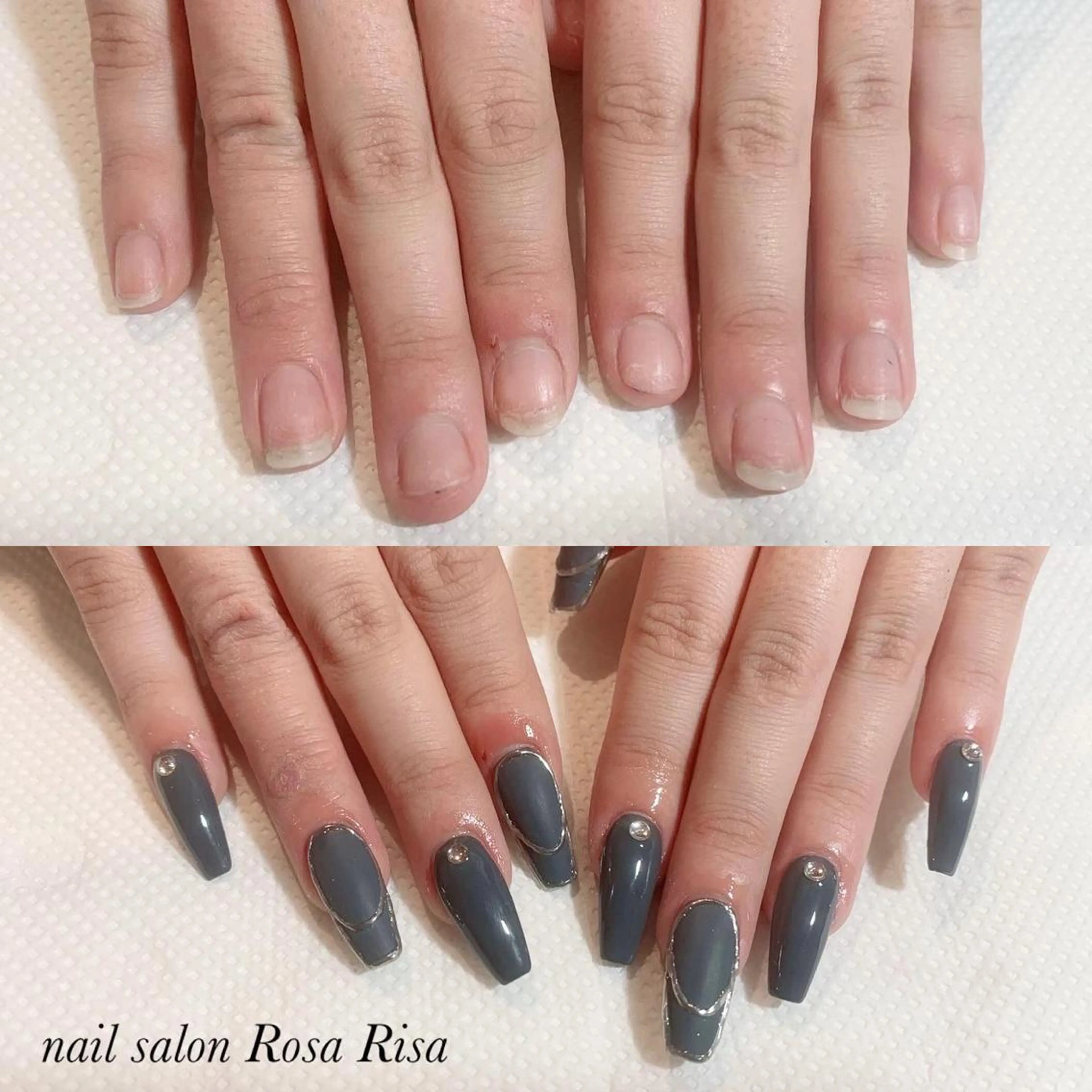 ロング ネイル ネイルスタジオ シェイクユアハンズのネイルデザイン