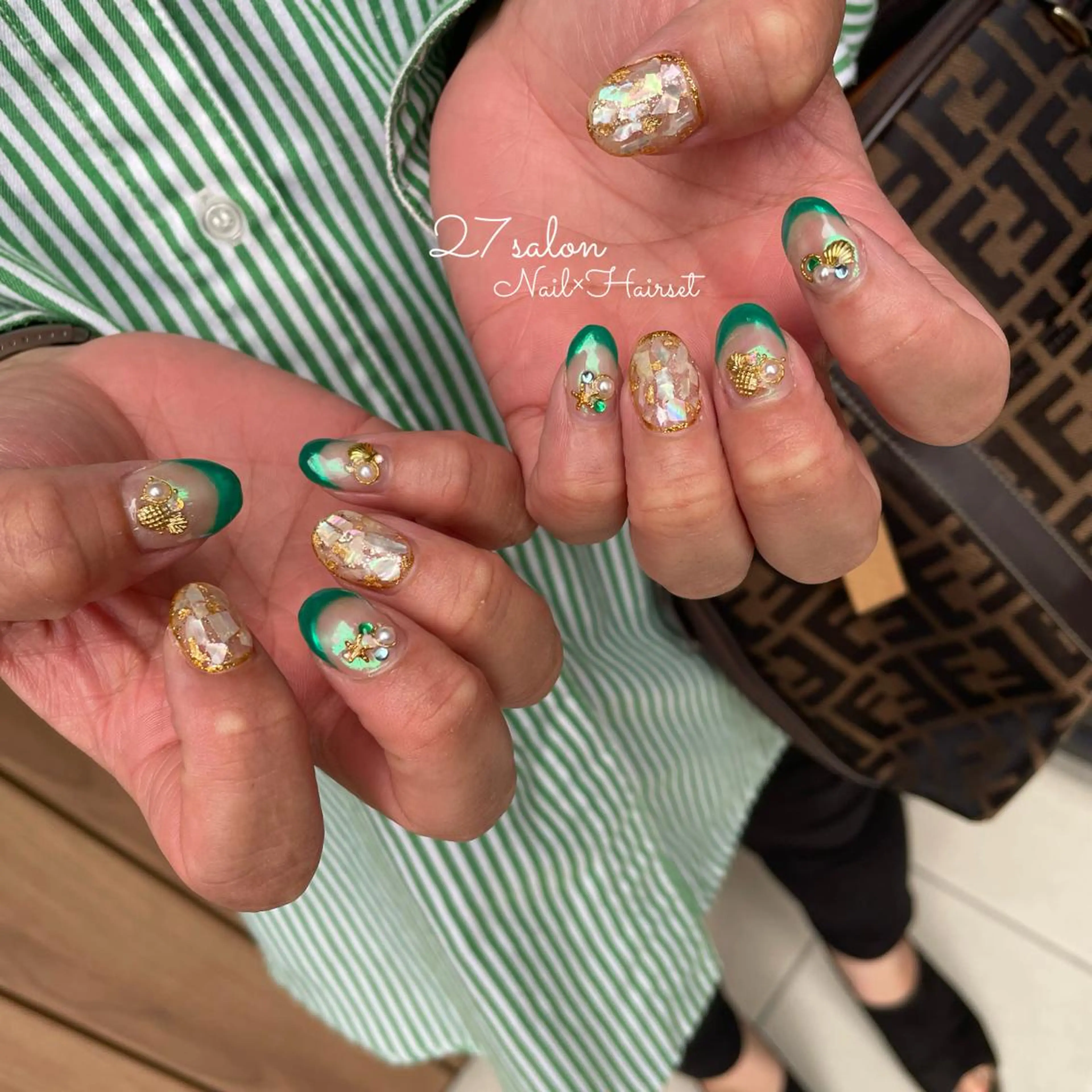 ネイル フレンチネイル 27salon yuinaのネイルデザイン