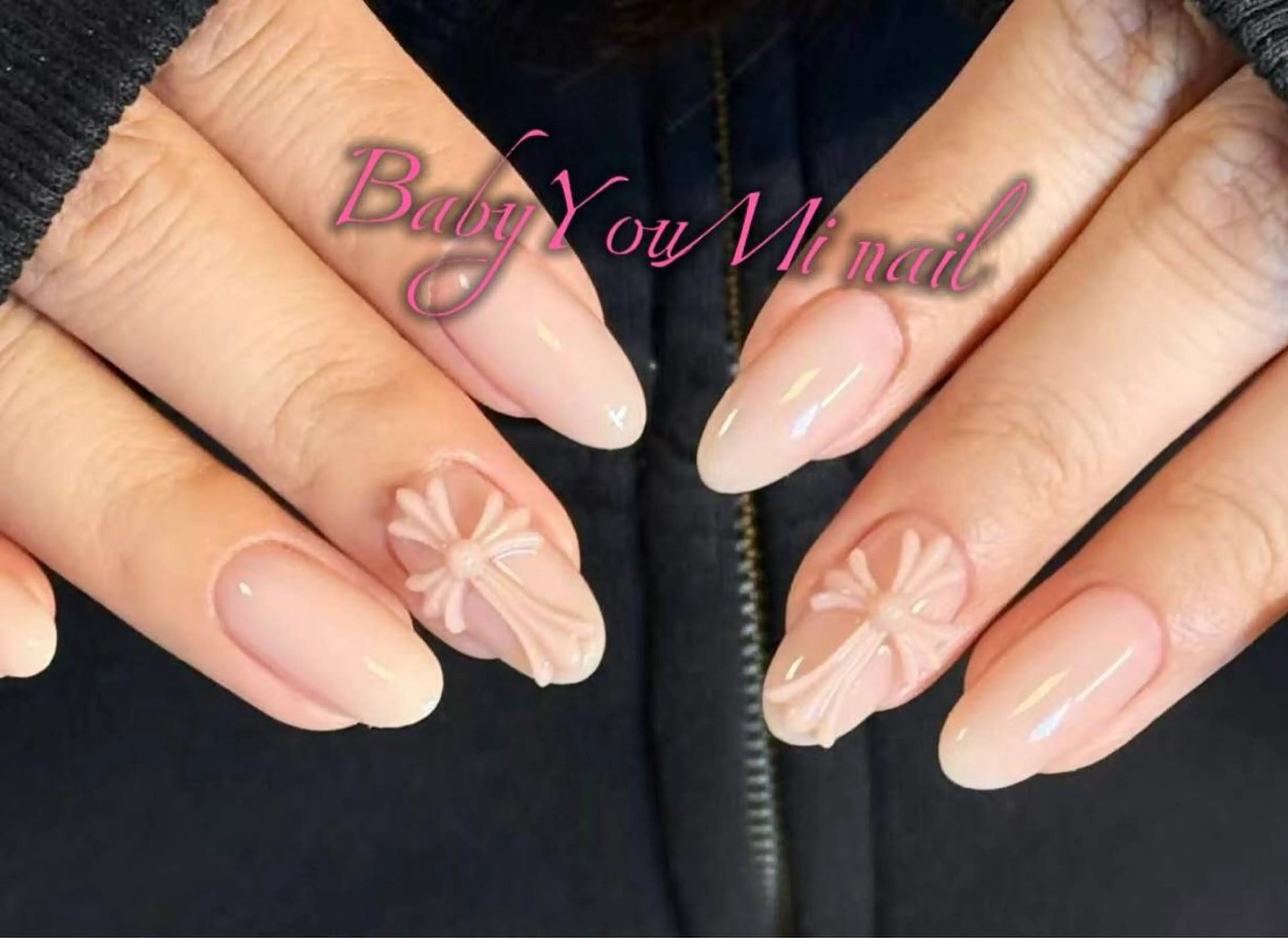 ネイル オーロラネイル チークネイル 成人式 フットネイル フレンチネイル ハンドネイル BabyYouMi nailのネイルデザイン