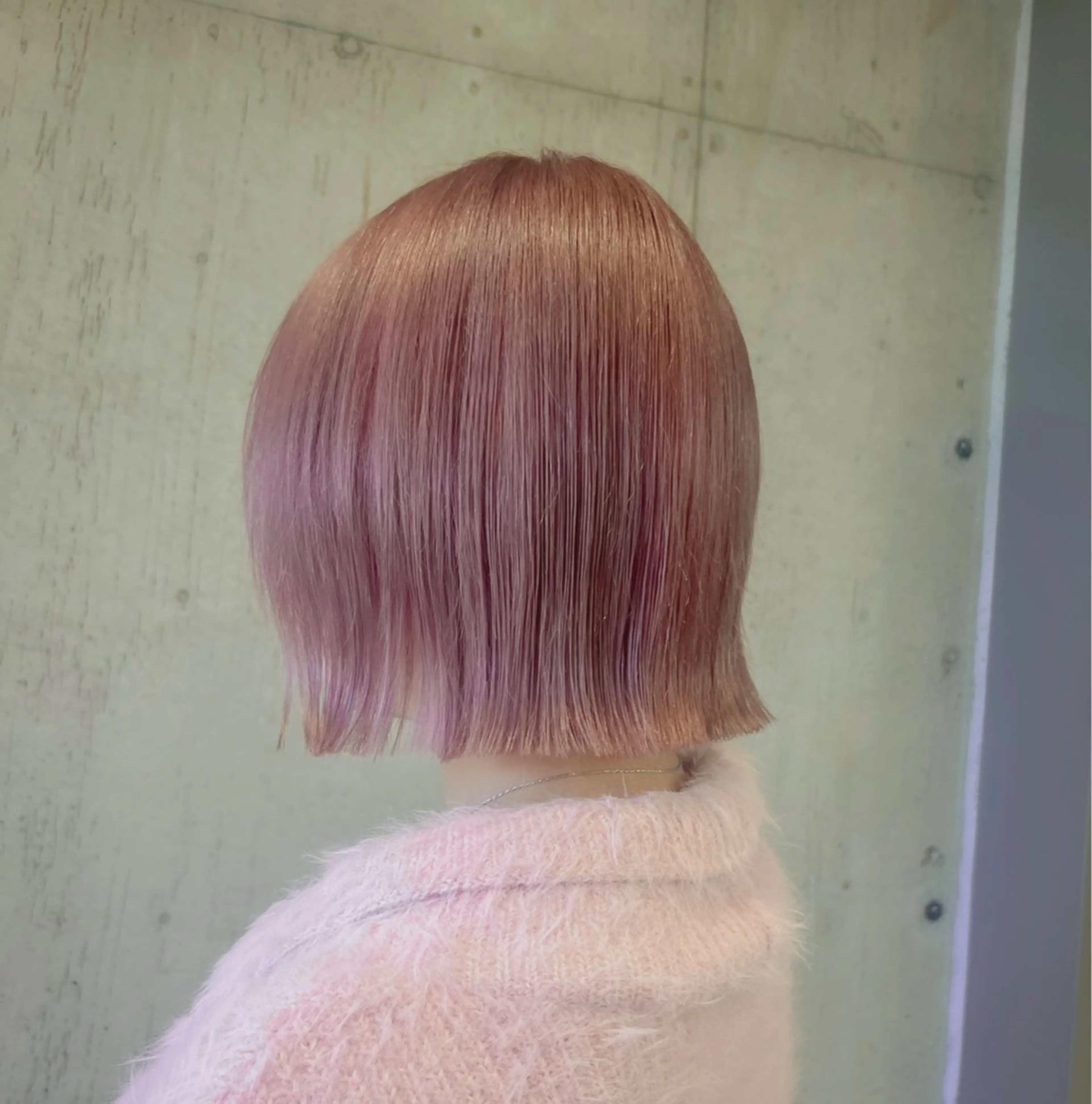 ショート カラー 透明感カラー ピンクカラー カット ヘアカラー トリートメント 透明感/血色カラー/ 似合せレイヤー/ゆいのヘアスタイル