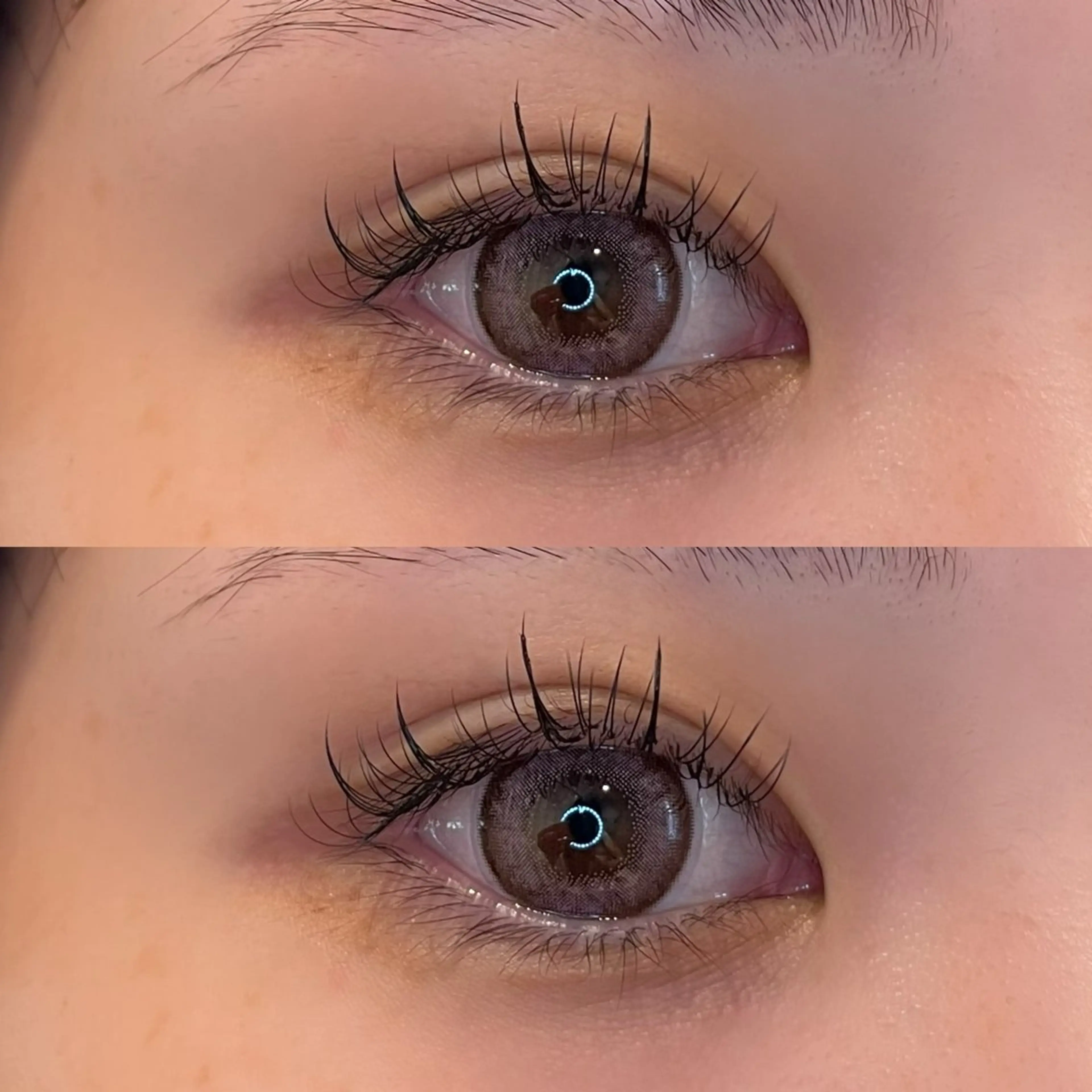 ワンホンエクステ140本仕上げの写真