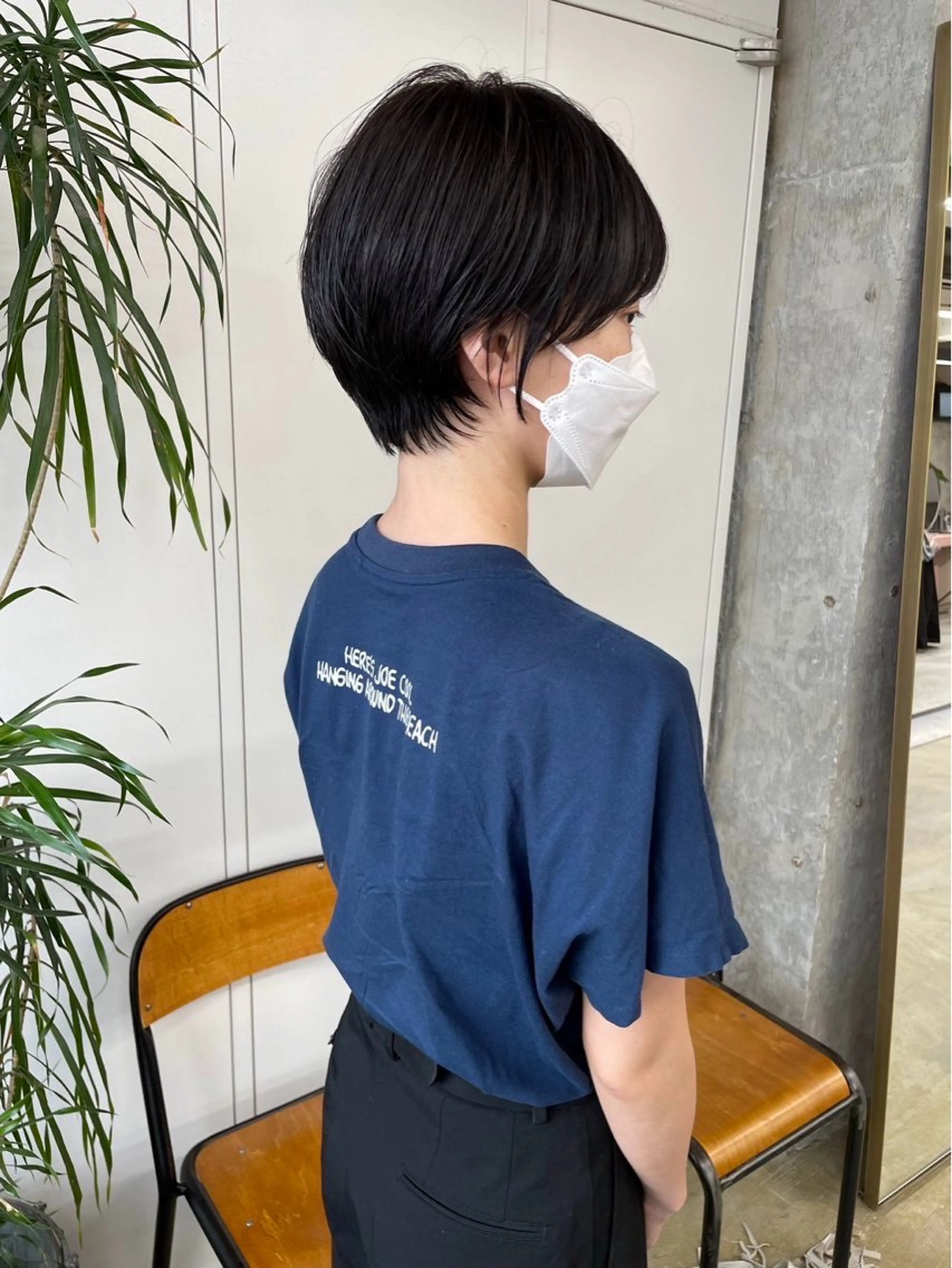 ショート era所属・azumi/ボブ/暖 色/オリーブ/縮毛のヘアスタイル