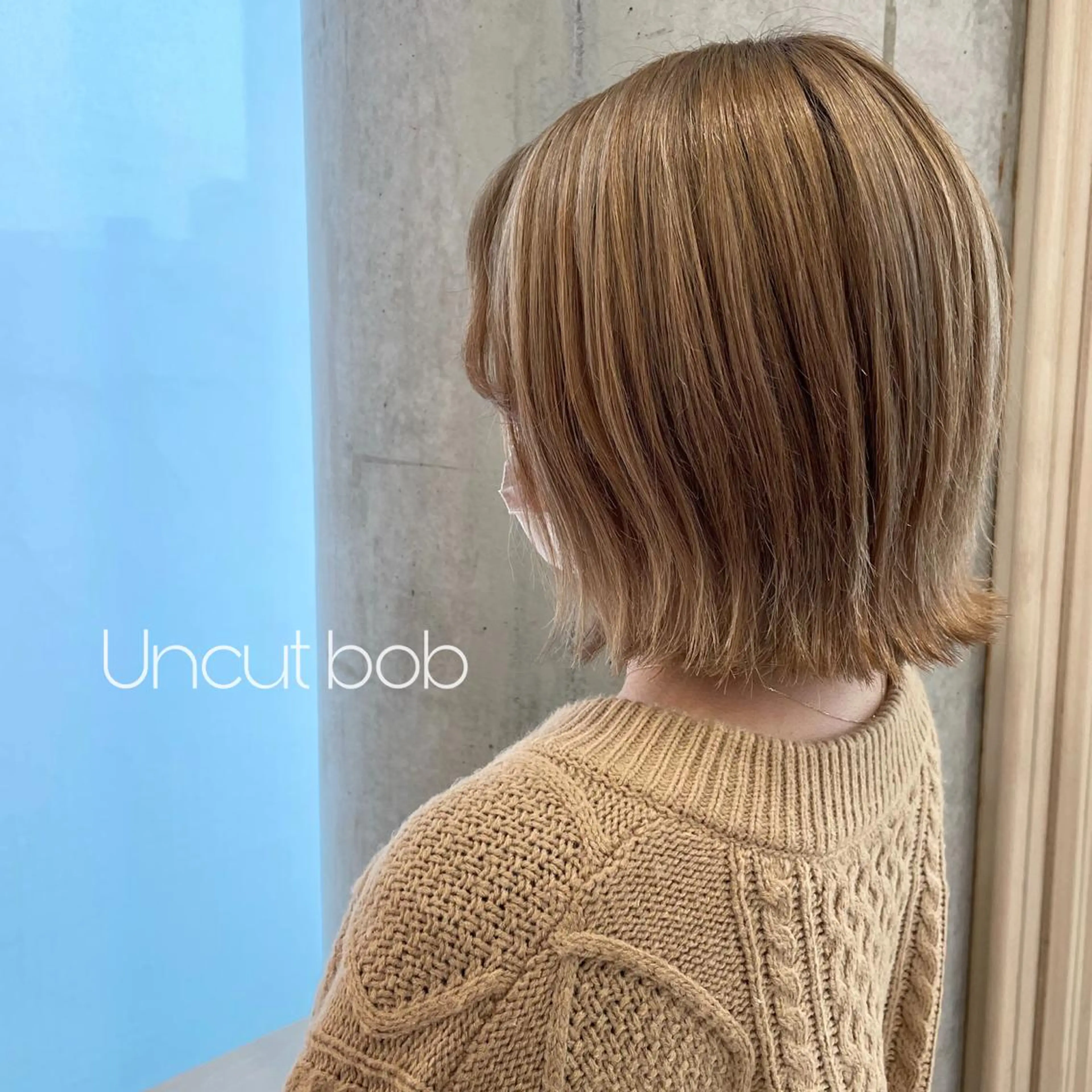 ショート 切りっぱなしボブ ボブ 🍪ﾖｼｲﾊﾙﾈ🍪 ﾗﾍﾞﾝﾀﾞｰｶﾗｰのヘアスタイル