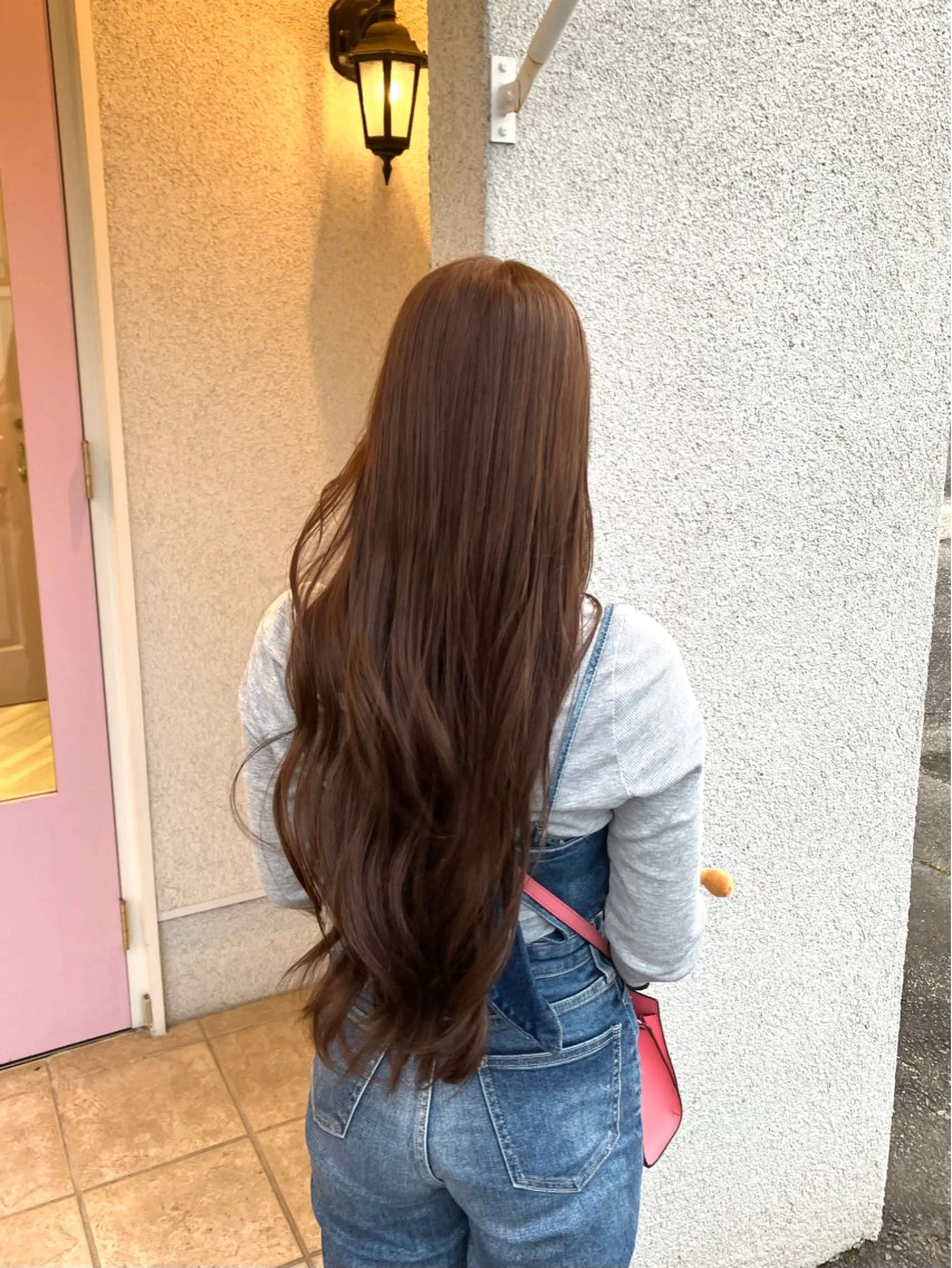 ロング カラー ブラウンカラー チョコレートブラウン 透明感カラー ダブルカラー ヘアカラー 藤田 七海のヘアスタイル