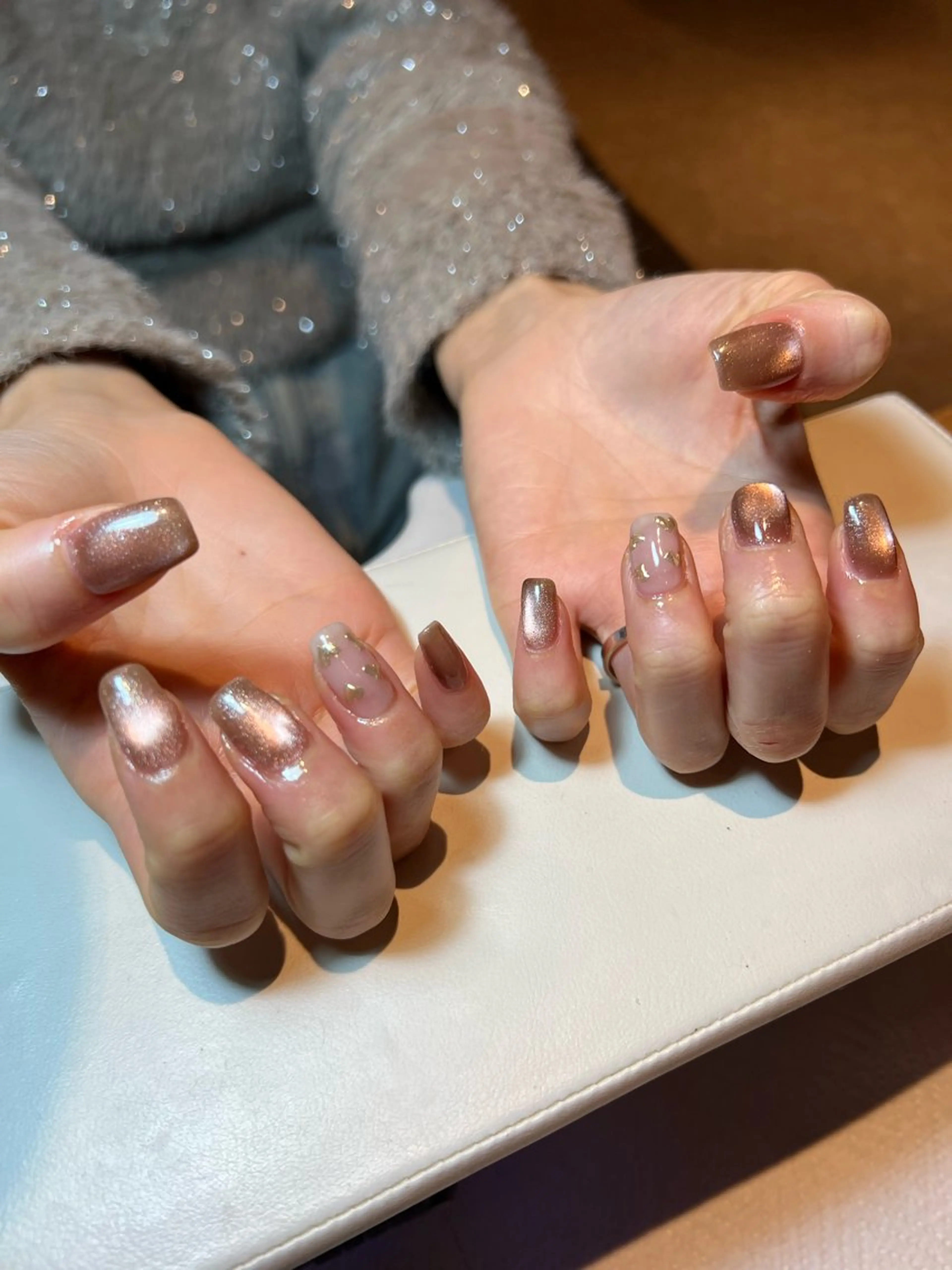 ネイル ハート マグネットネイル .Etel atelier.のネイルデザイン