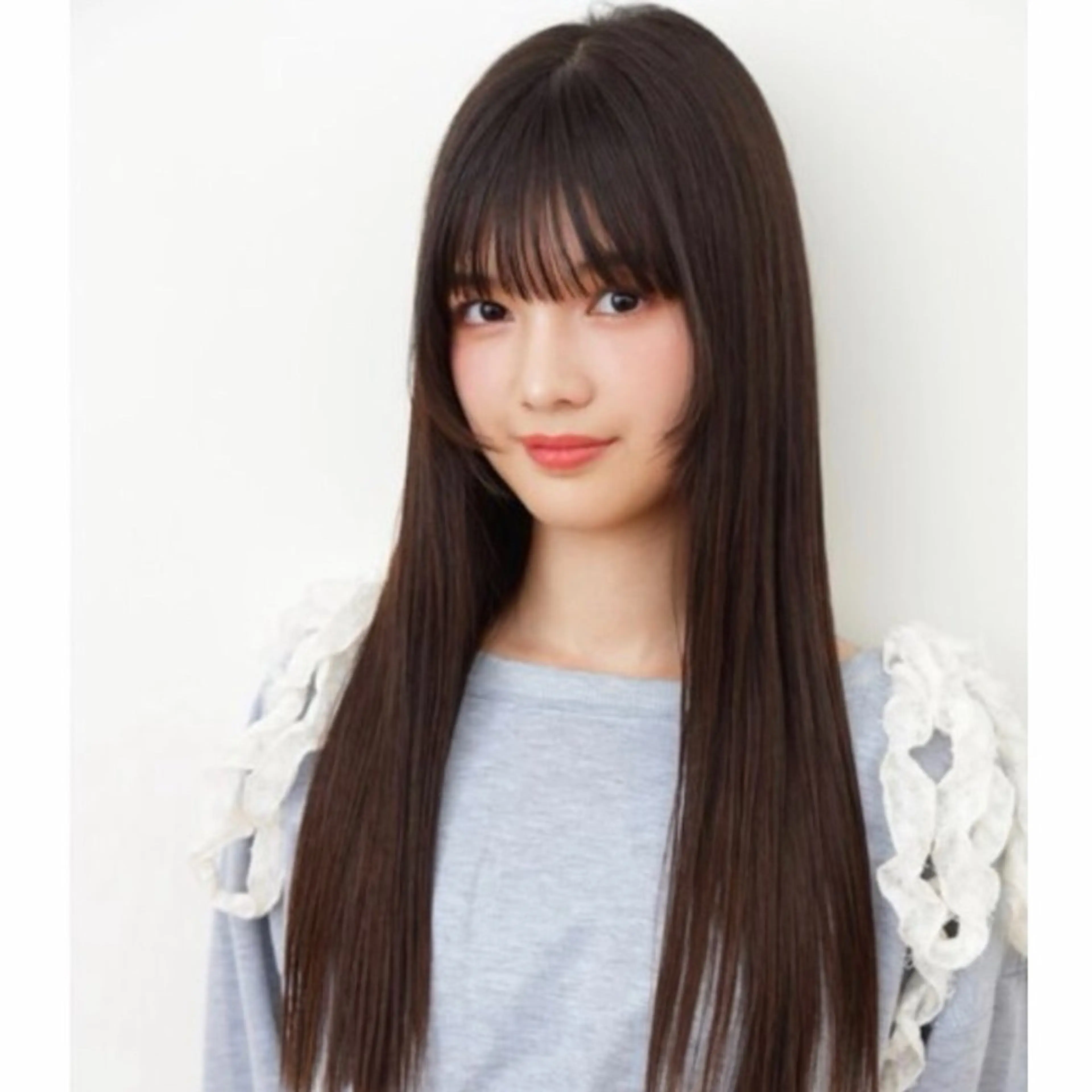ロング パーマ カット 縮毛矯正 レイヤー/暖色カラー 🎀はるのヘアスタイル