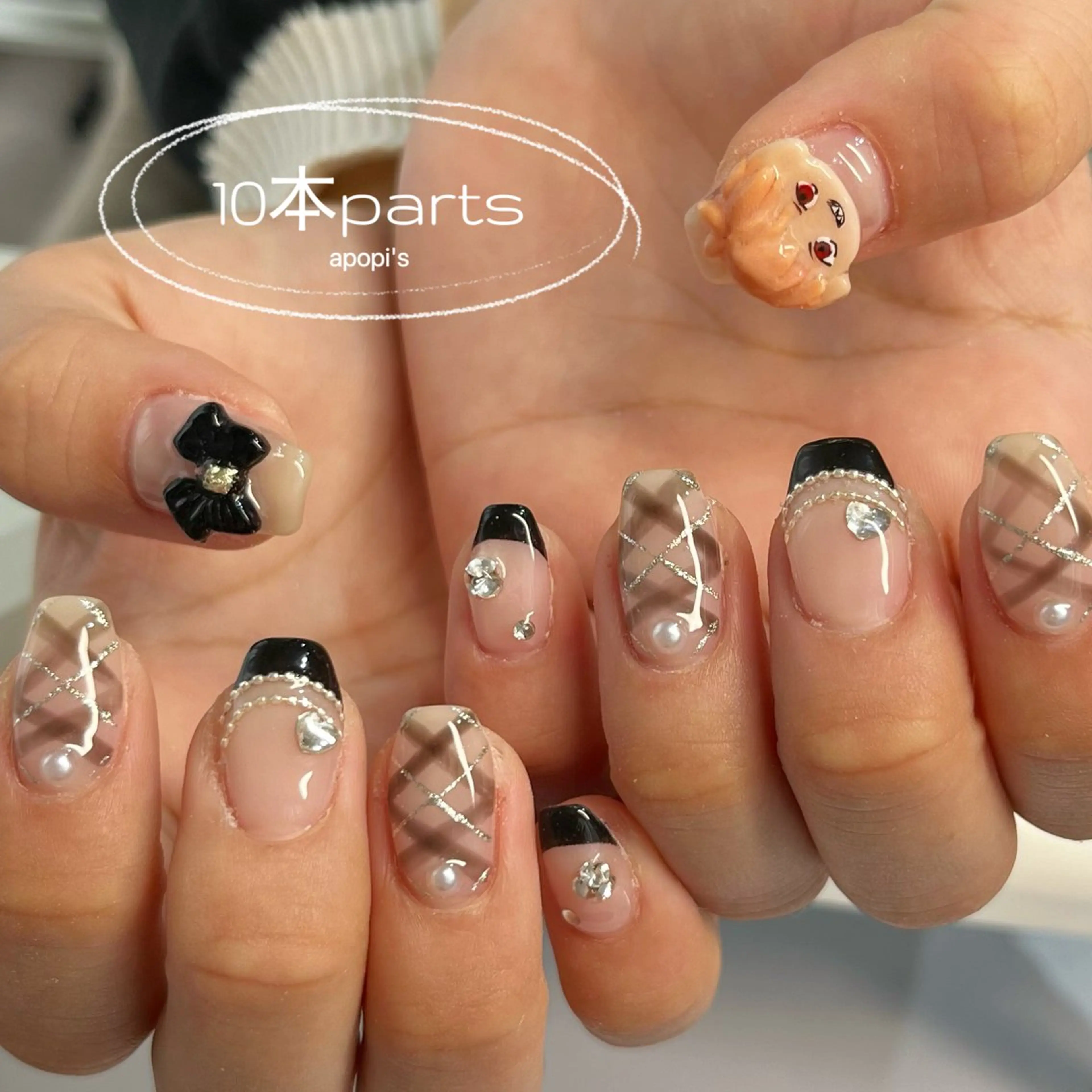 ネイル ハンドネイル apopi's所属・apopis＊ close23:00のネイルデザイン