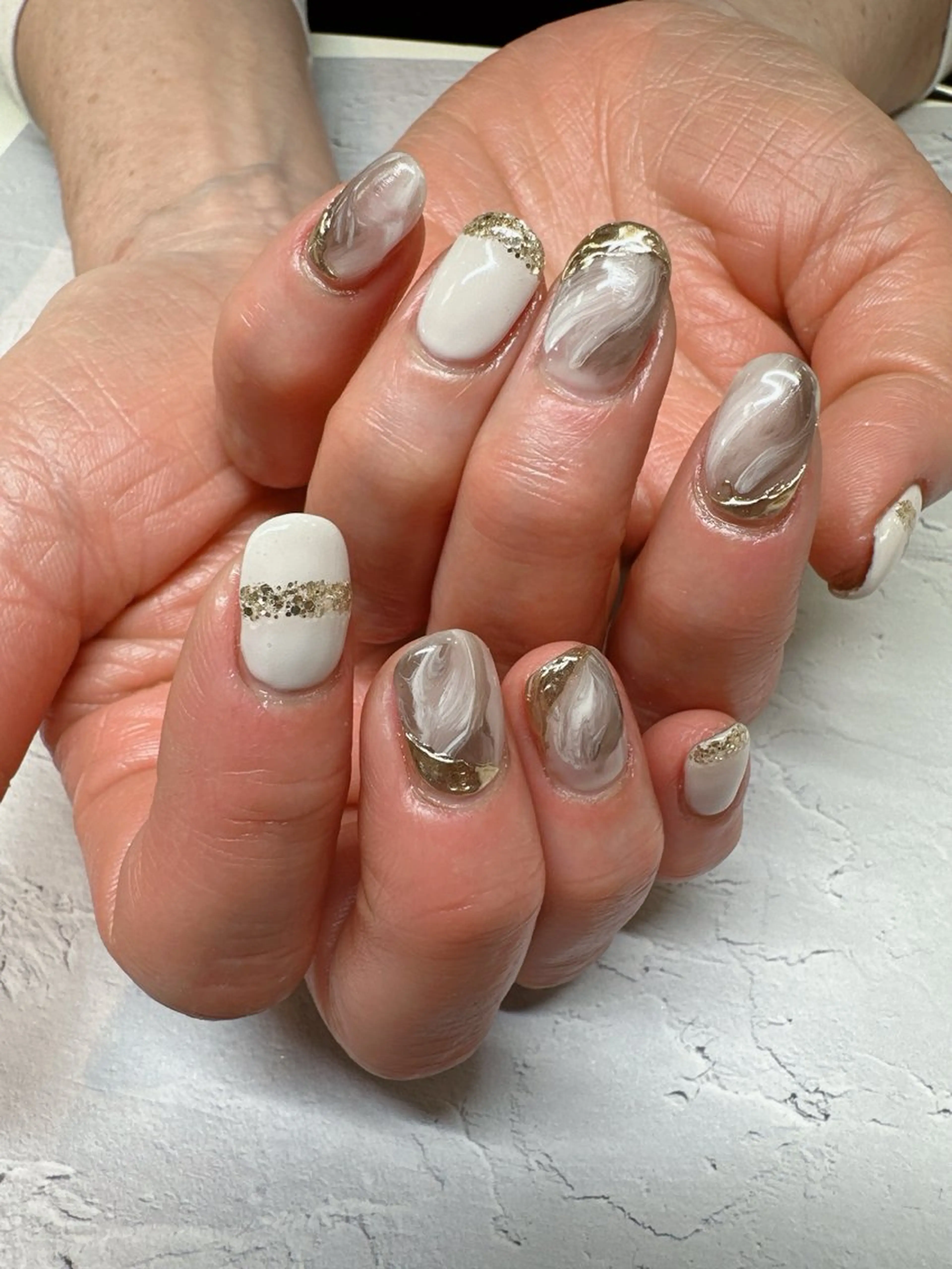 ネイル ニュアンスネイル ハンドネイル nailist SATO【銀座】のネイルデザイン