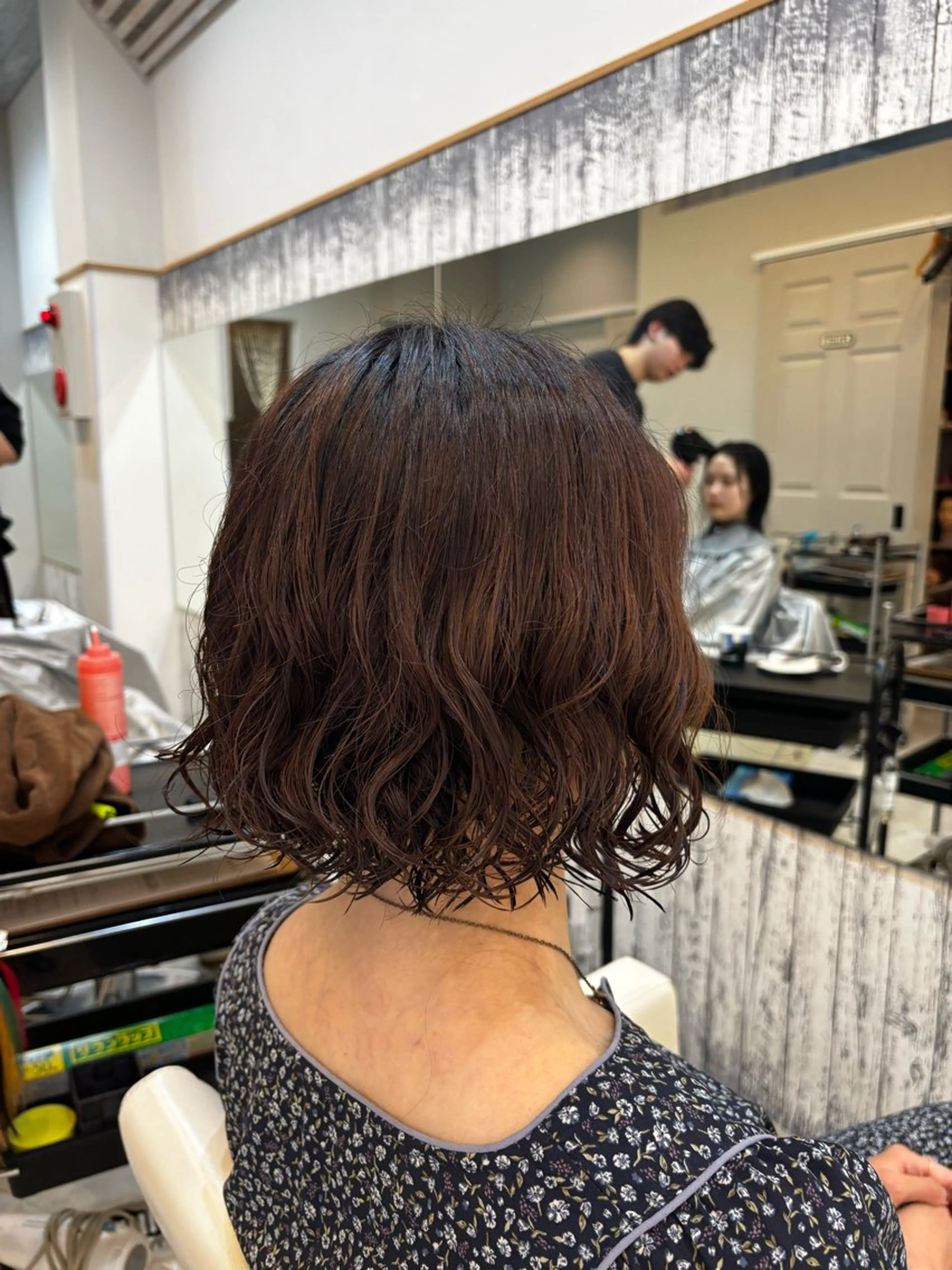 ショート パーマ ボブ カット パーマ あすか/ 松本/モデル募集中のヘアスタイル