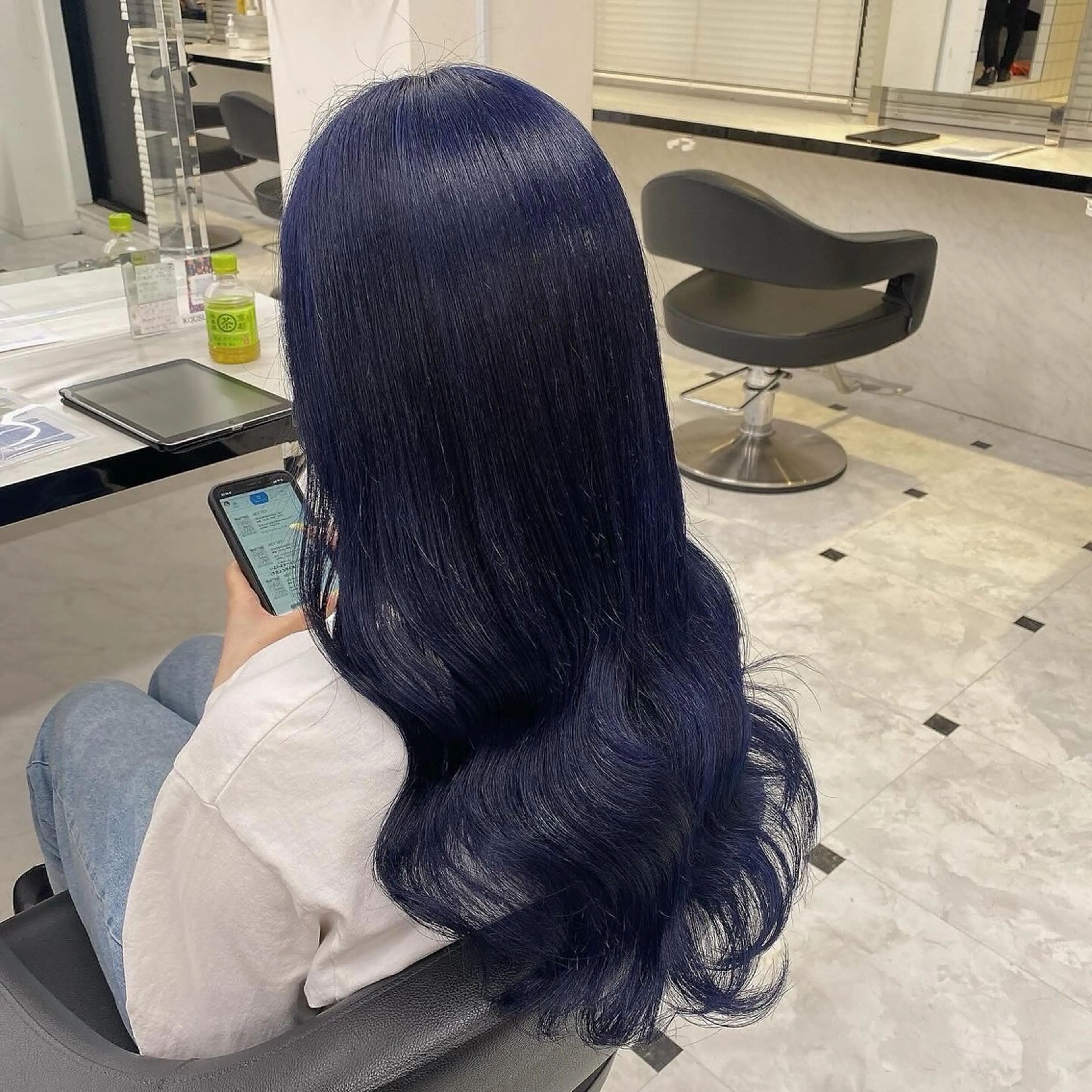 💙寒色人気No1クーポン💙ブリーチありダブルカラー➕オリジナルトリートメント💙の写真