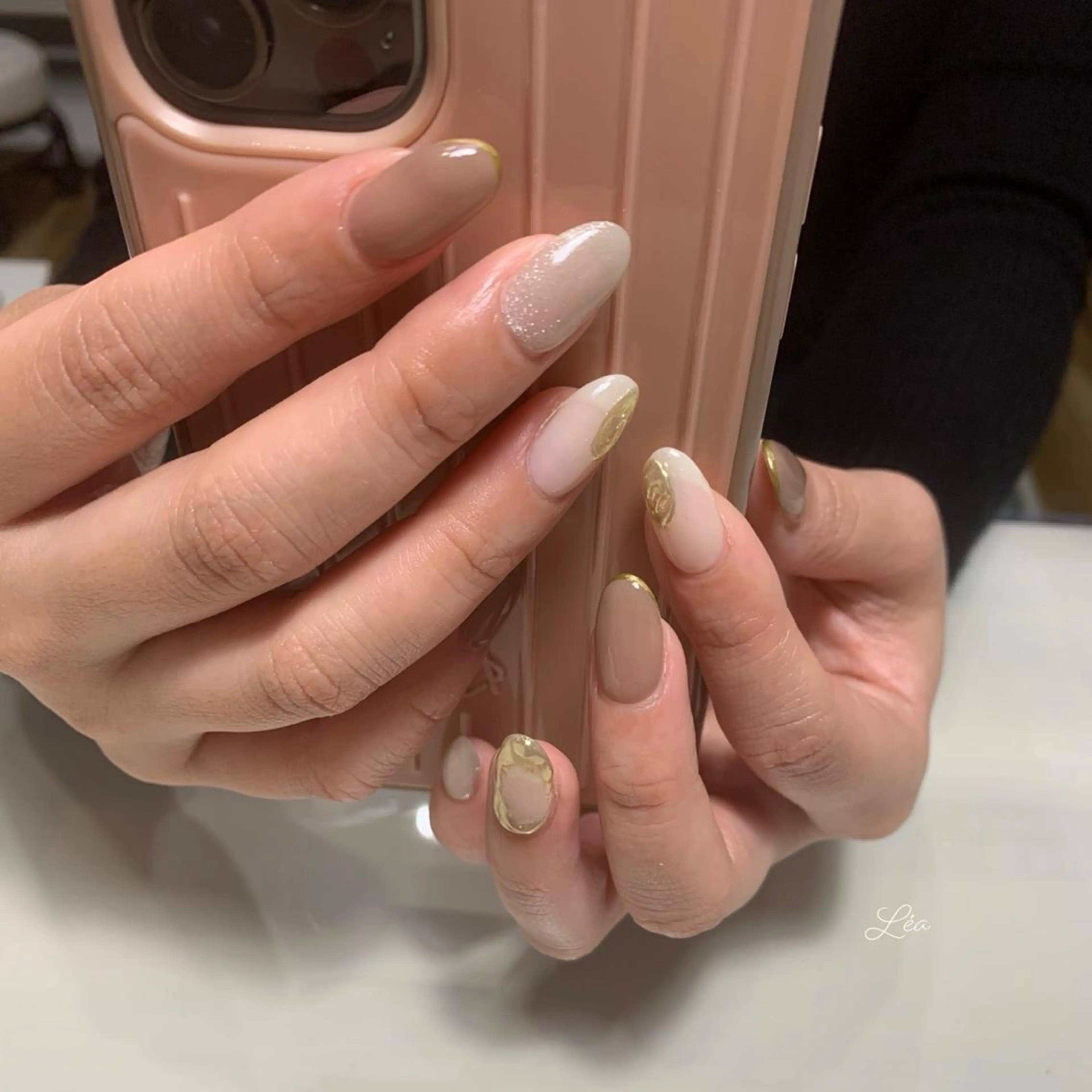 ネイル ジェルネイル パラジェル Léa nailのネイルデザイン
