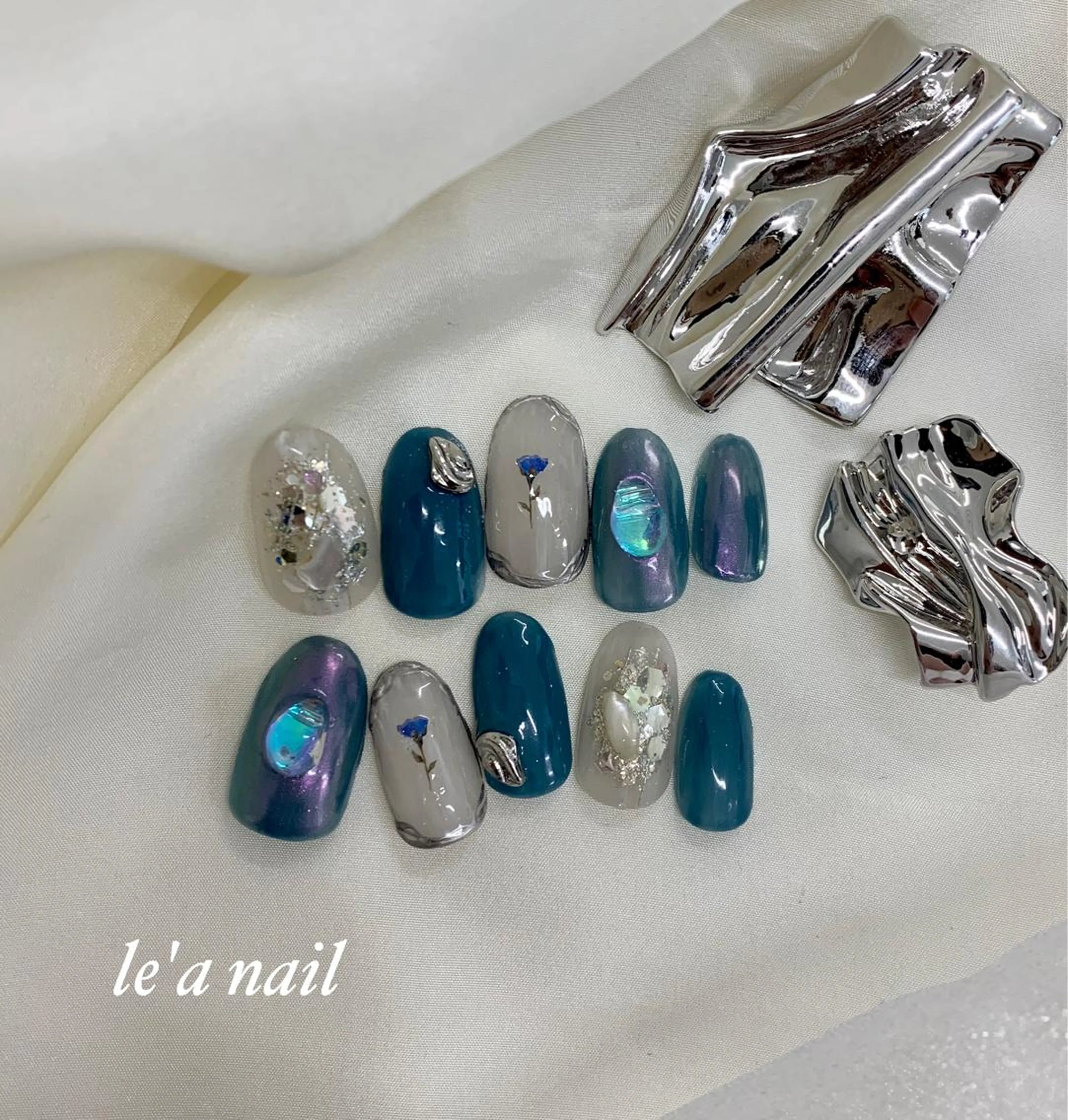 カラー ネイル アートネイル オーロラネイル フレンチネイル ミラーネイル ニュアンスネイル pu muのネイルデザイン