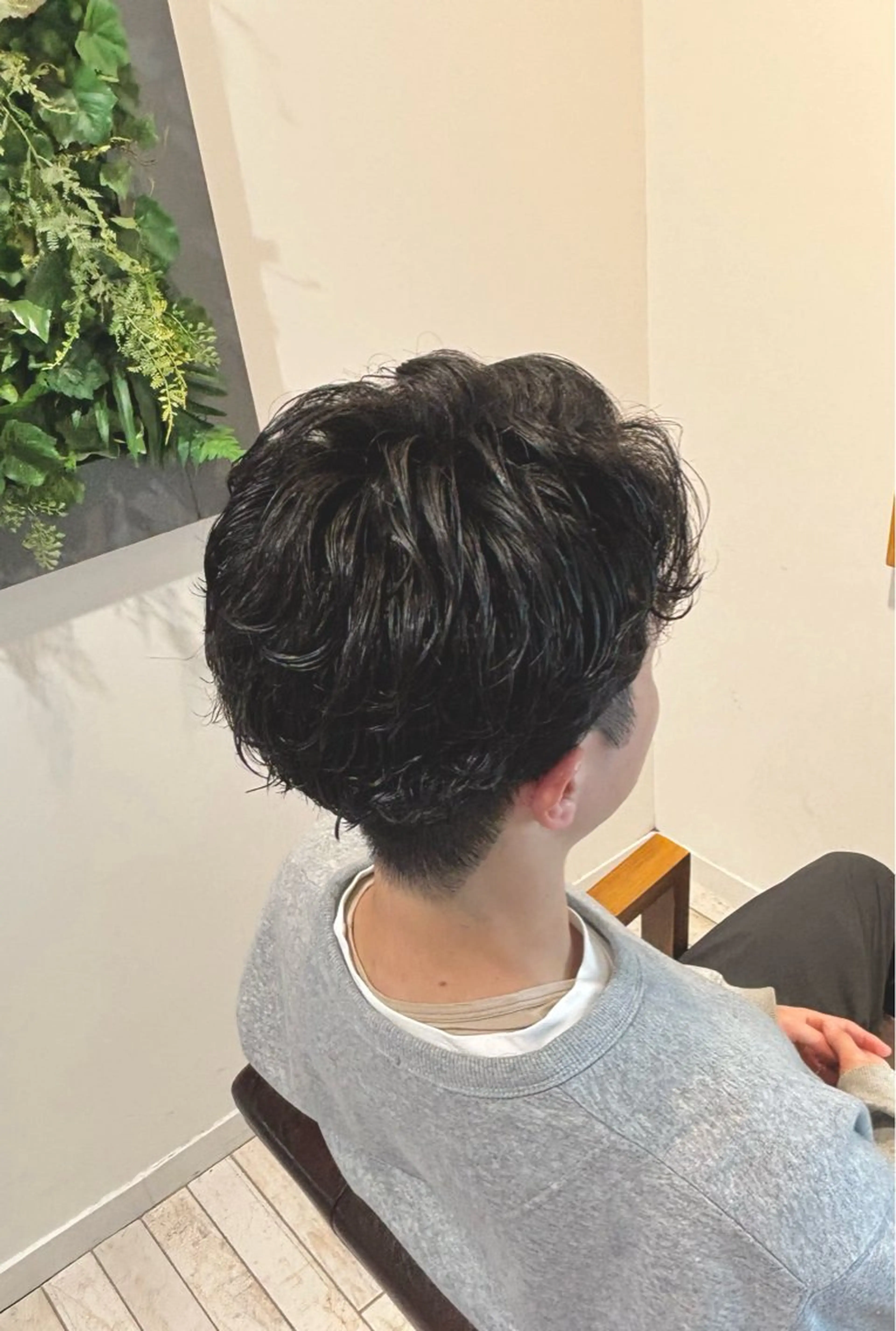 パーマ メンズ カット パーマ 🎀すず🎀レディー ス/神奈川大学最寄りのヘアスタイル