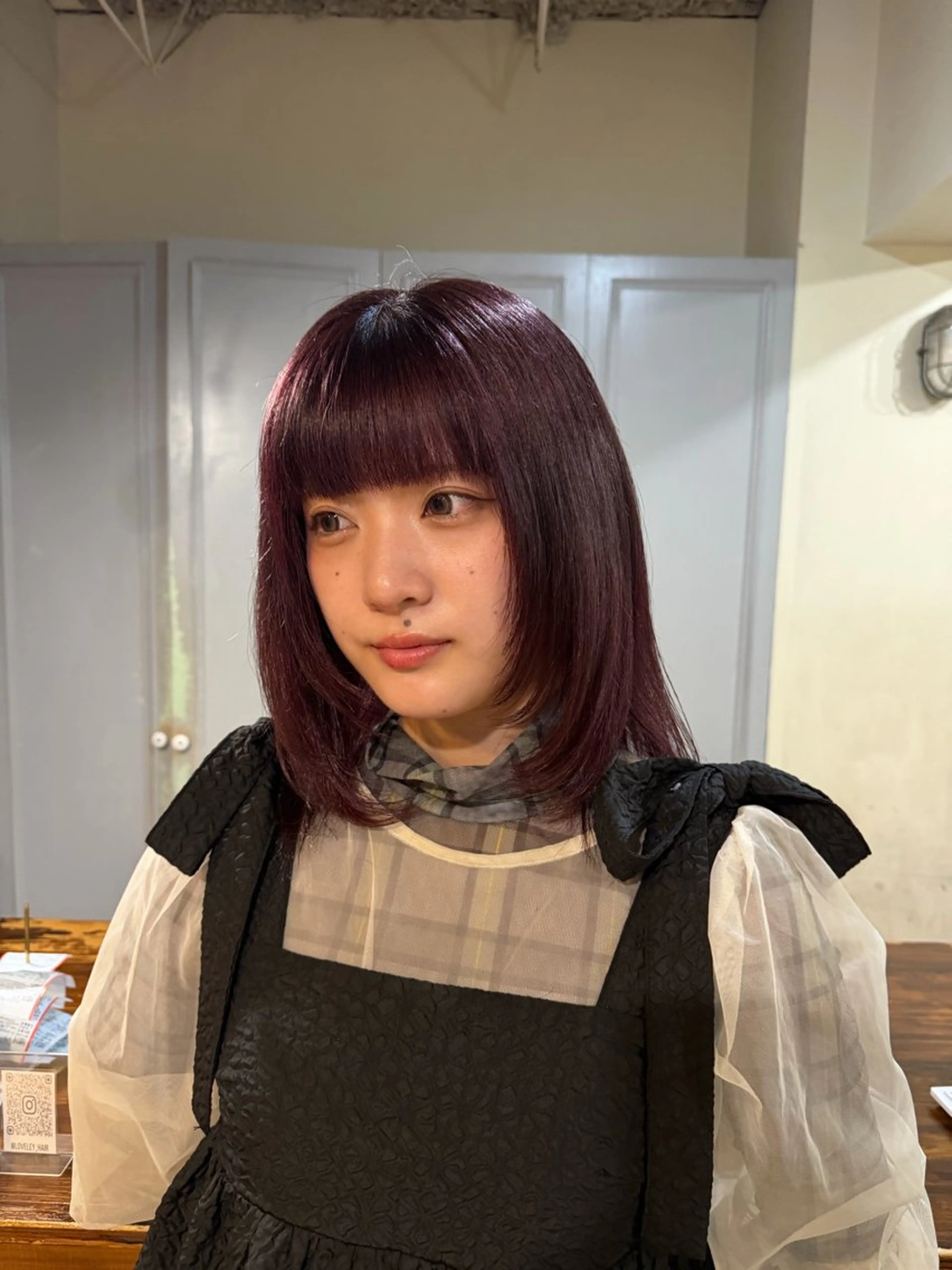 ミディアム カラー カット ヘアカラー 🤩噂のMr.髪ポジ ティブ®️yu🤩のヘアスタイル