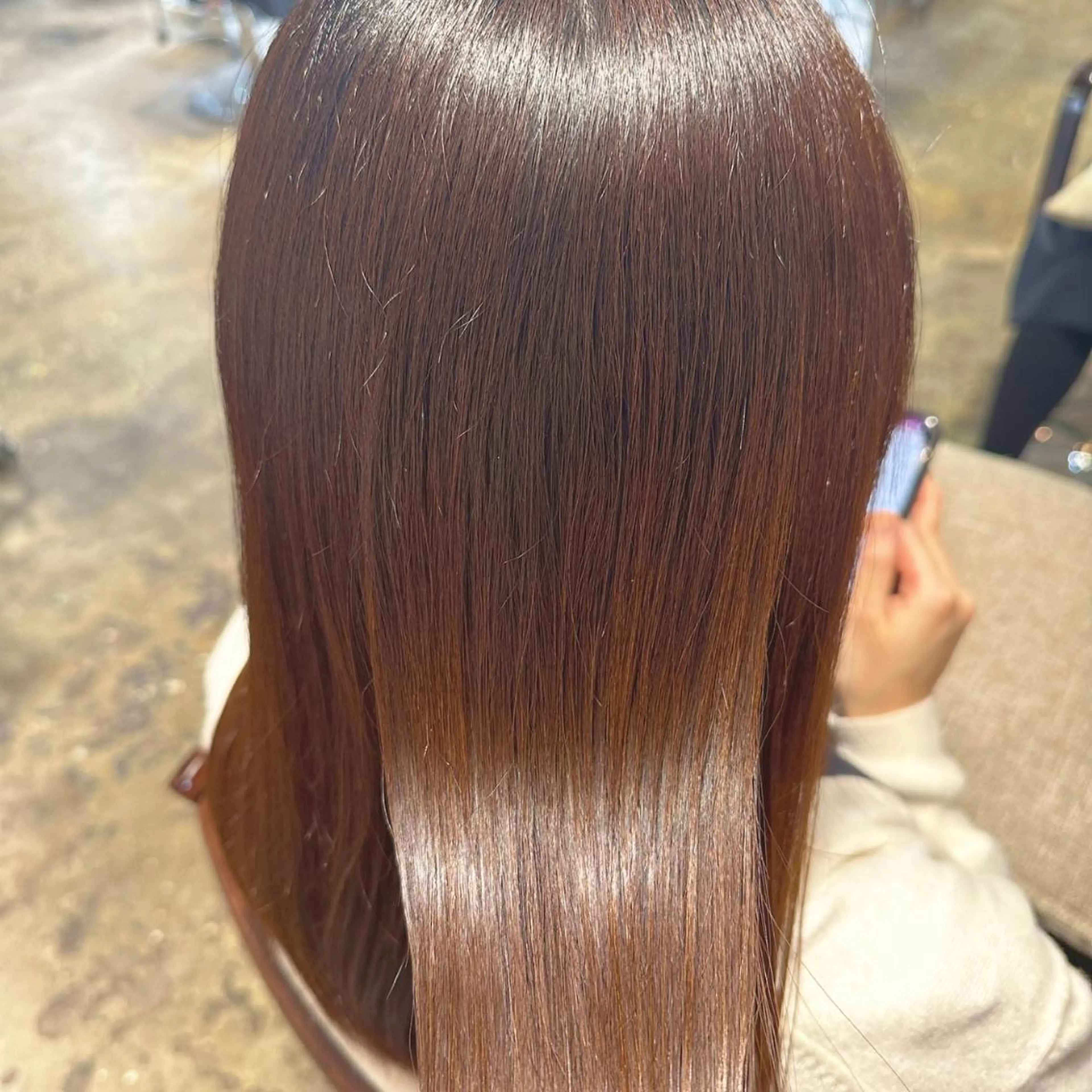 セミロング ヘアアレンジ トリートメント カット ヘアカラー トリートメント 🇰🇷韓国ｽﾀｲﾙ ﾚｲﾔｰ/ayanaのヘアスタイル