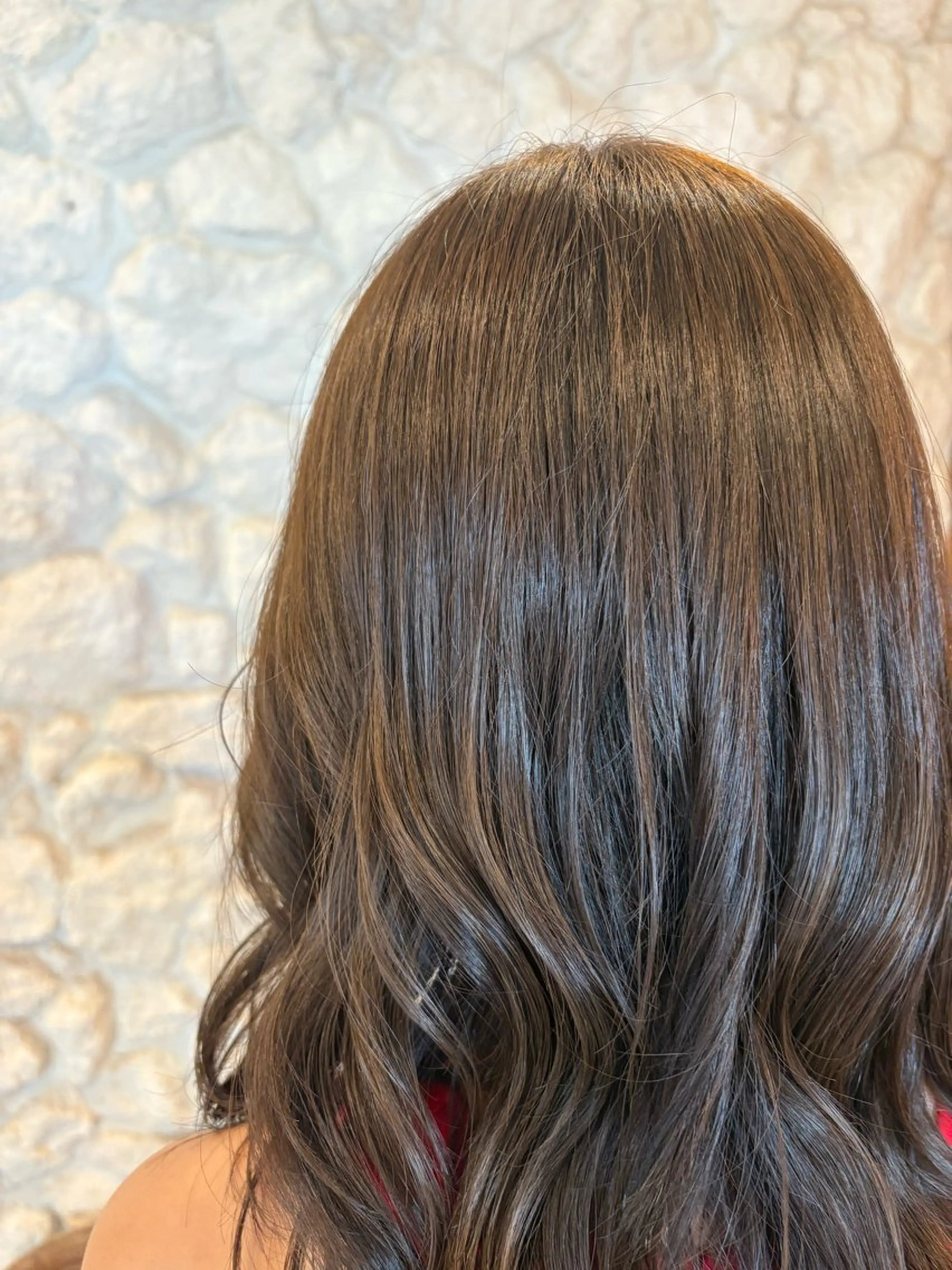 ミディアム カラー Lit by diar所属・ボブ/縮毛矯正/ kaho🌼のヘアスタイル