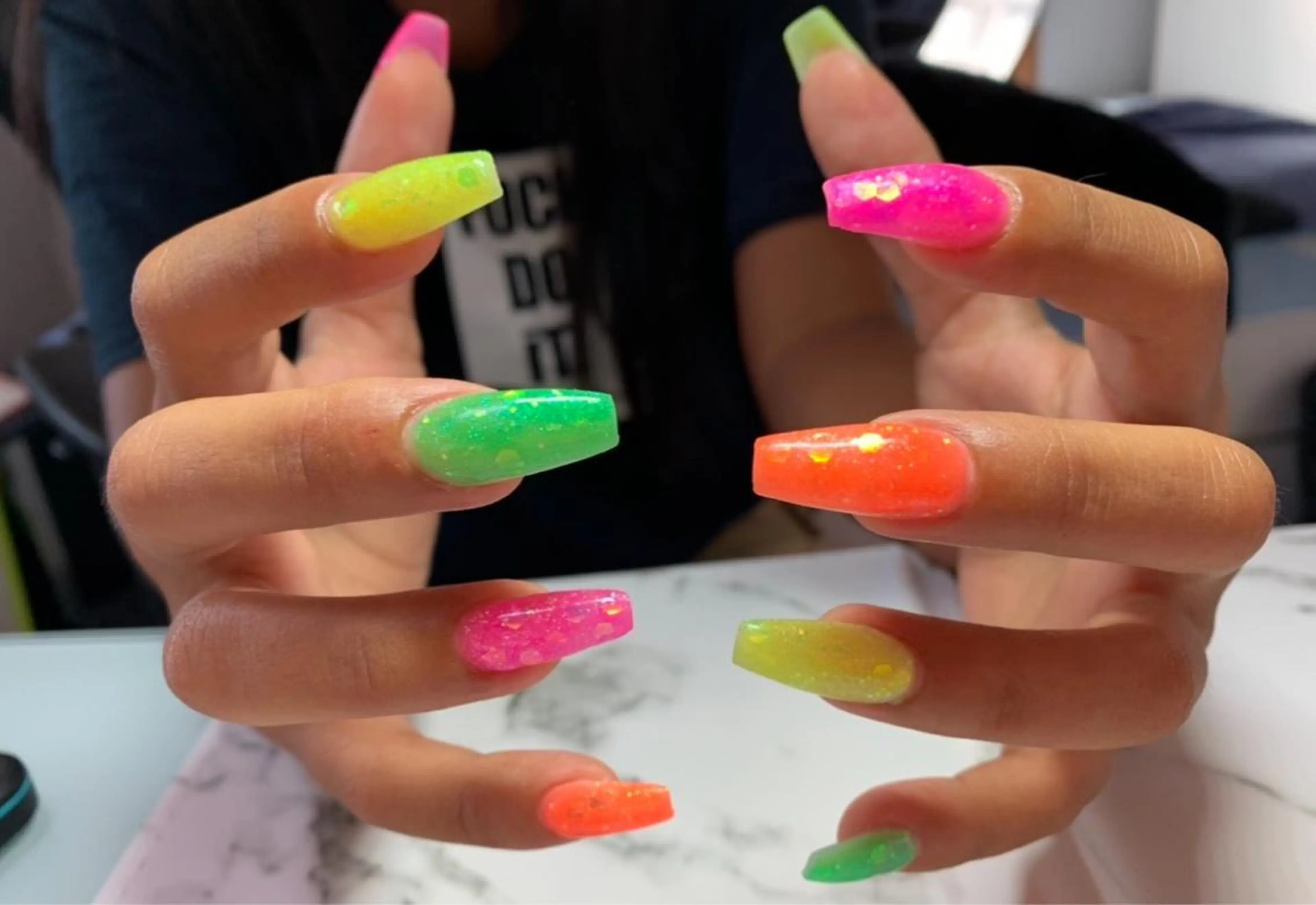 ネイル アニマル柄 アートネイル ニュアンスネイル ネイルチップ ハンドネイル x.1.0.nail ♡Cのネイルデザイン