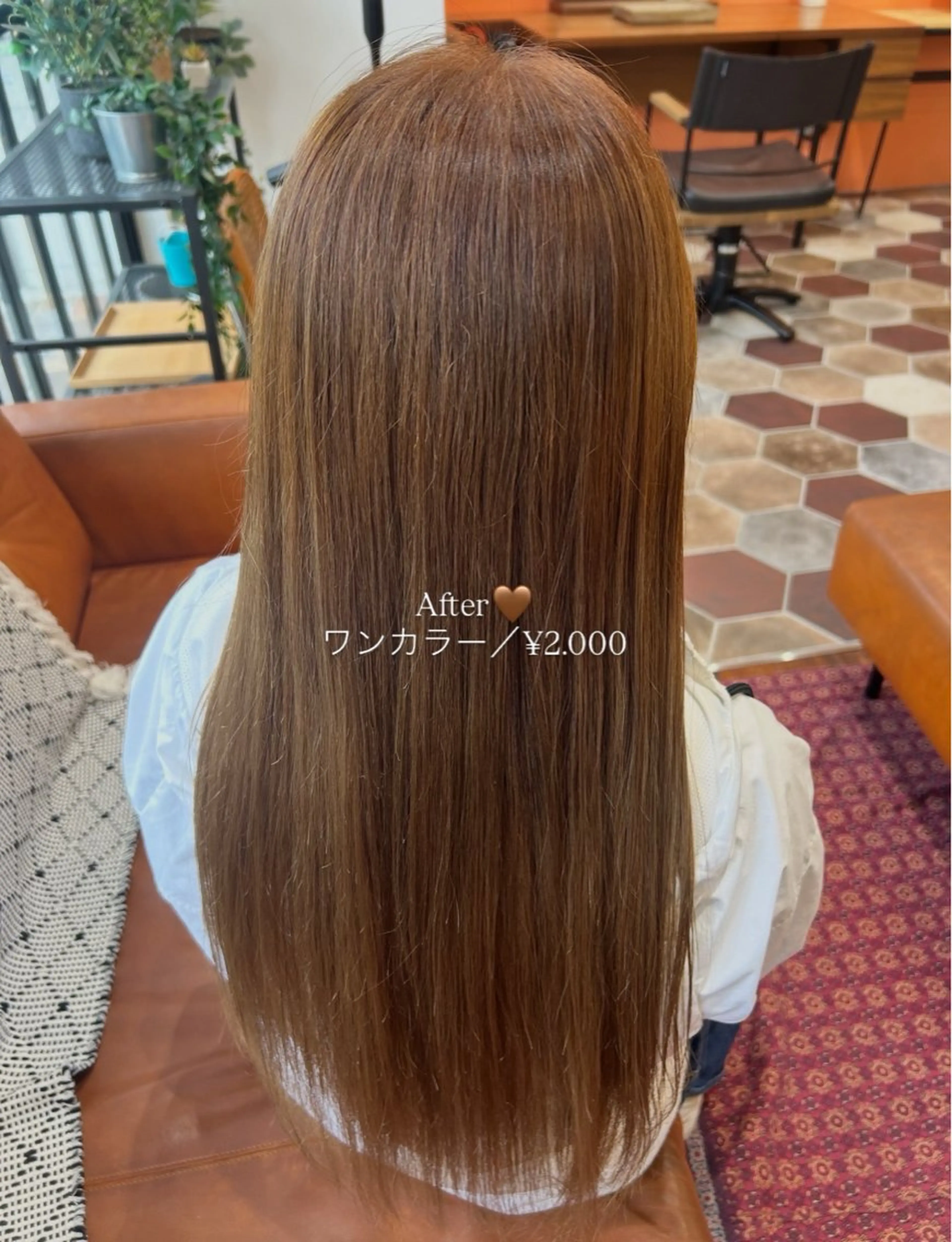 ロング カラー ブラウンカラー ナチュラルブラウン トリートメント ヘアカラー 佐藤 光華/カラーモデルのヘアスタイル