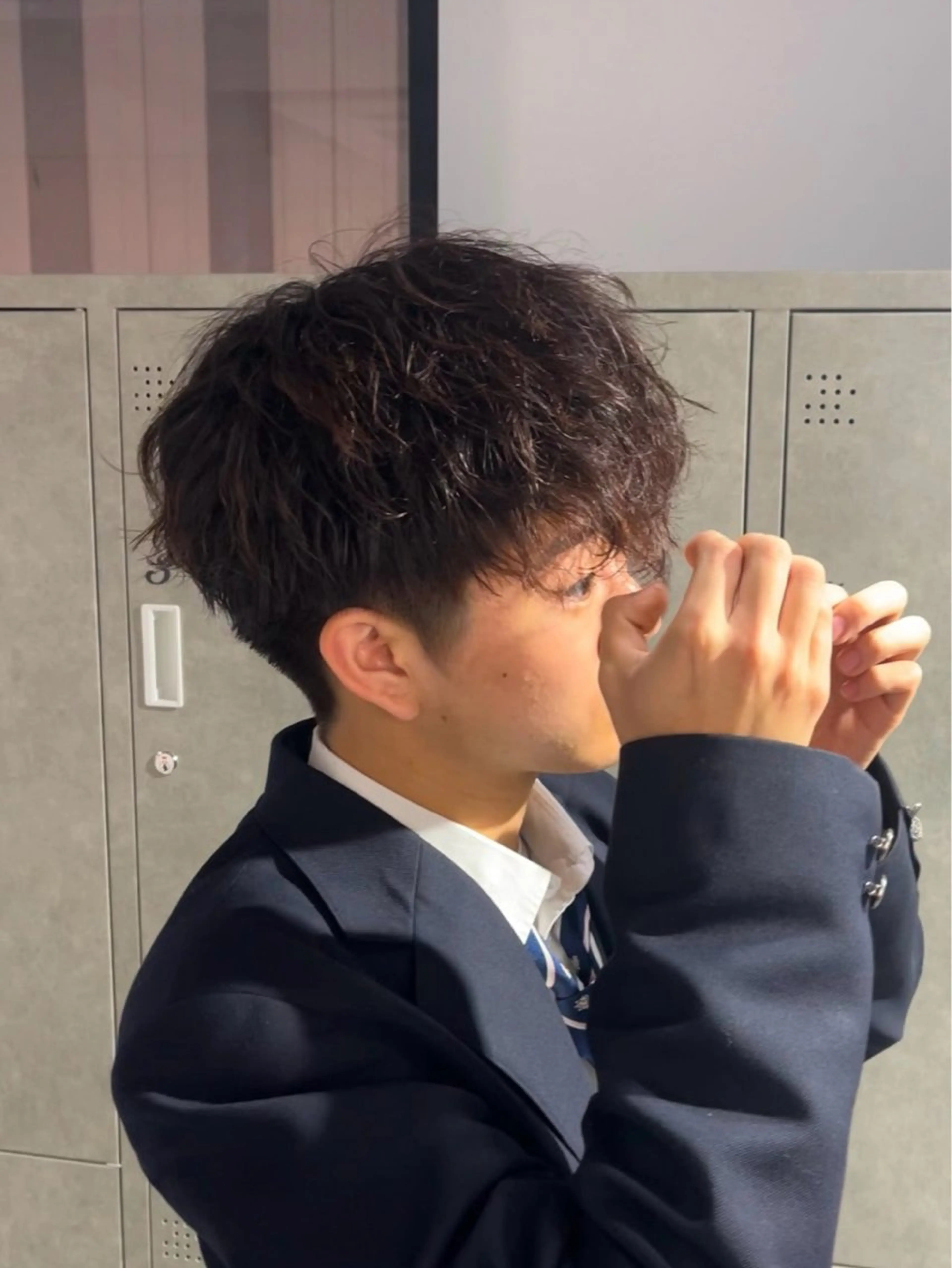 【🐉垢抜け感抜群⭕️無造作好きはこちら🐉】メンズカット➕ツイストスパイラルパーマ➕前処理剤の写真