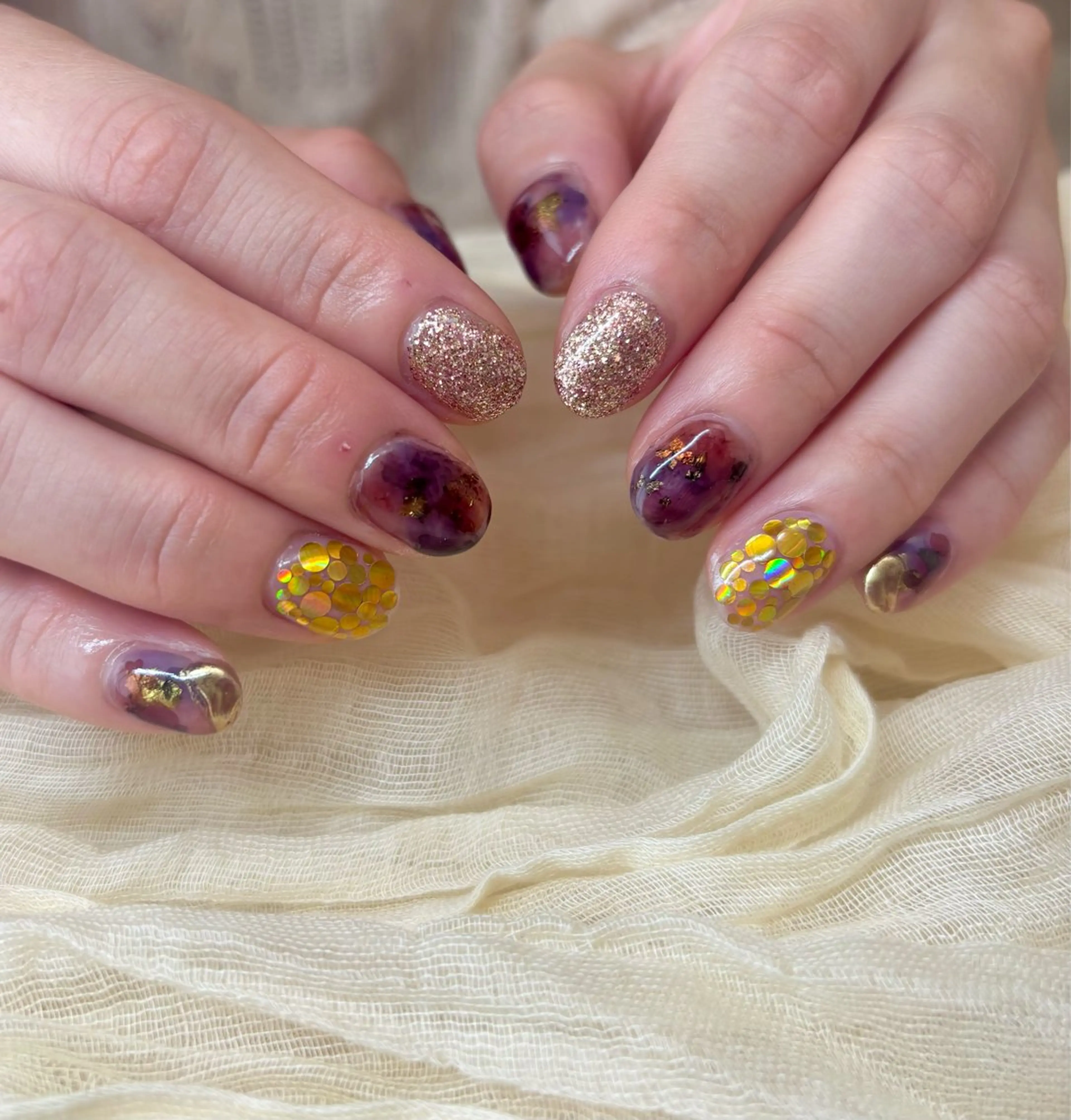 ネイル ハンドネイル yurina ☆のネイルデザイン