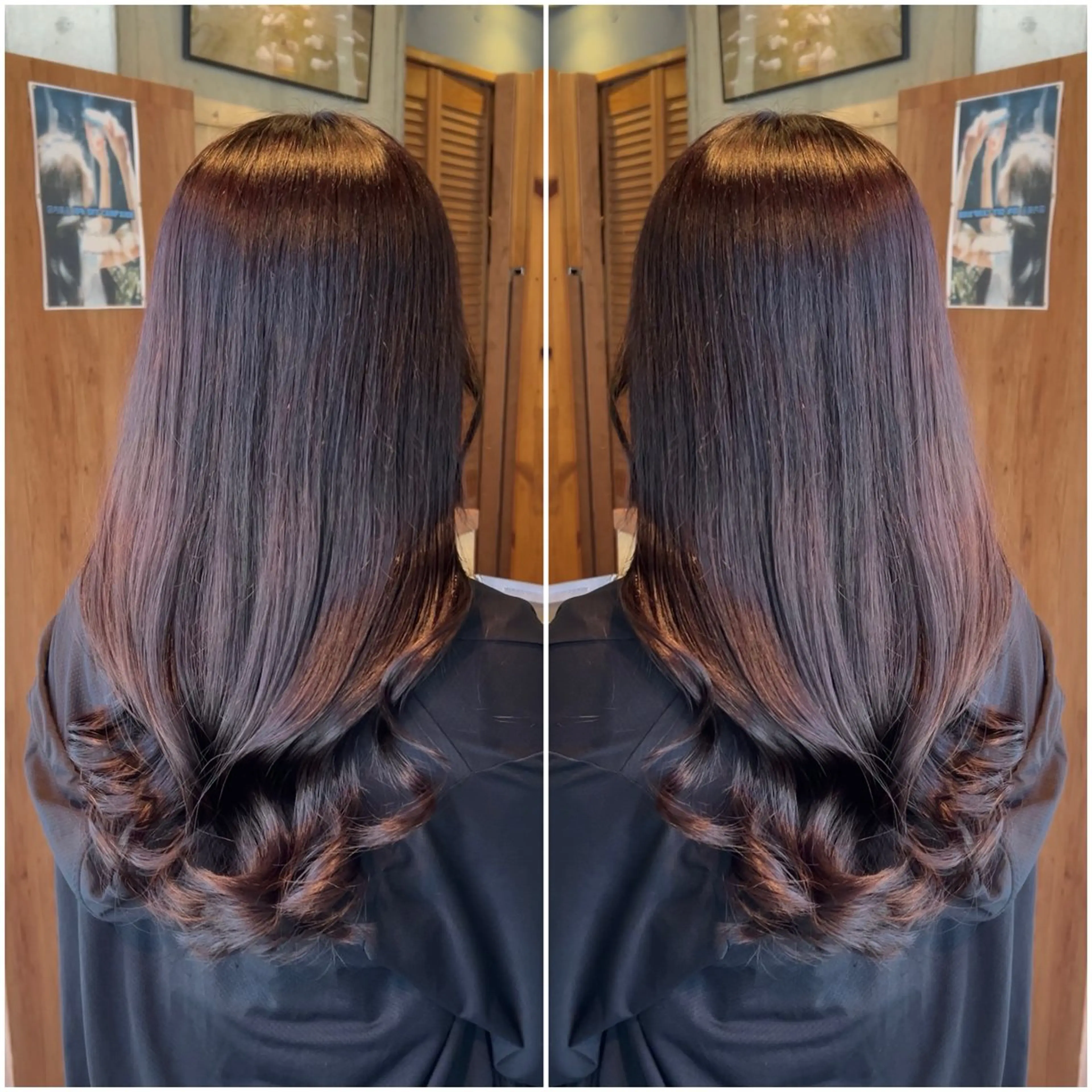 カラー + 髪質改善トリートメント🌈  暖色、寒色カラーから黒染めまで💫の写真