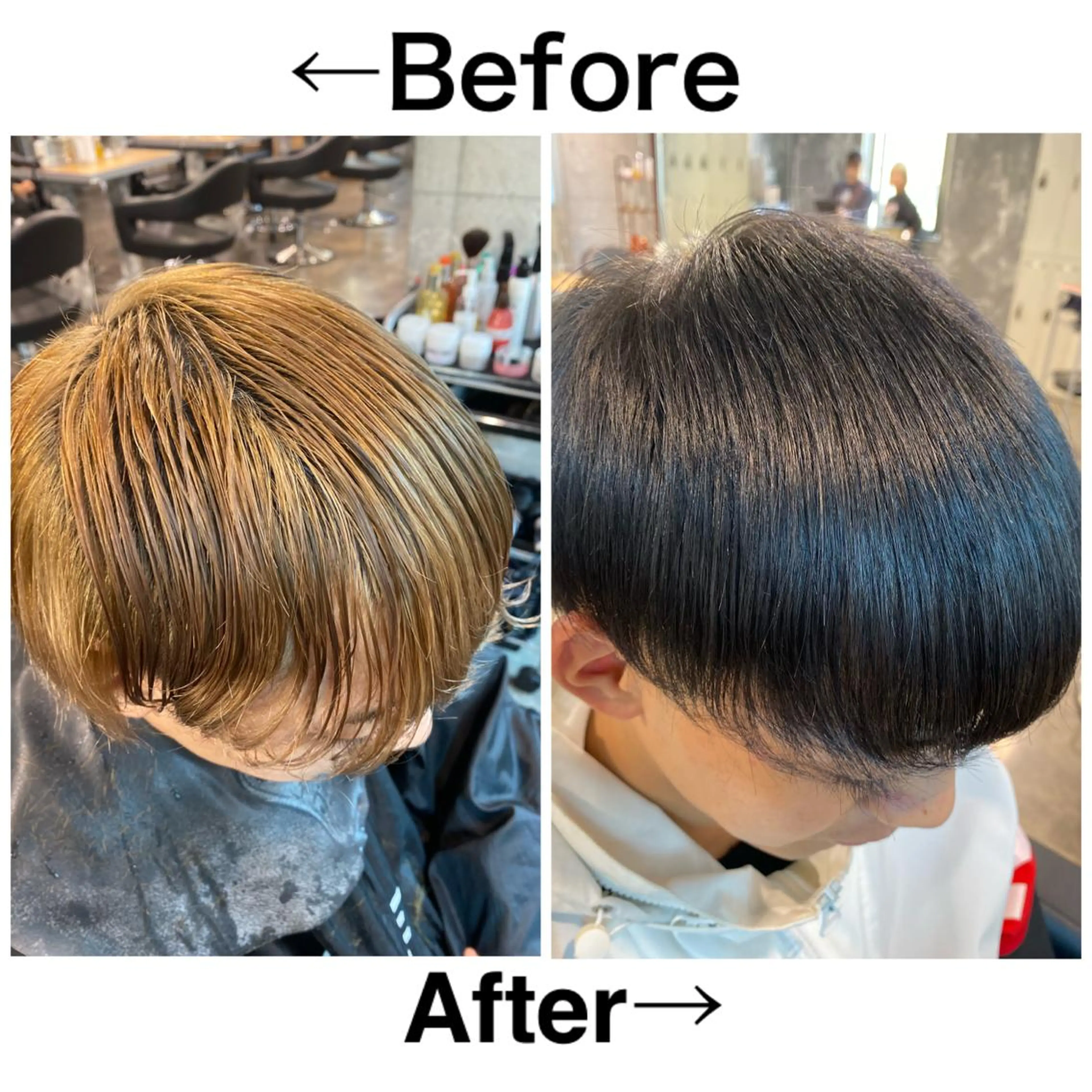 ショート カラー パーマ ヘアアレンジ メンズ キッズ ネイル マツエク・マツパ 髪質改善 トリートメント 酸熱トリートメント 当日予約⭕️ JUNYAのヘアスタイル