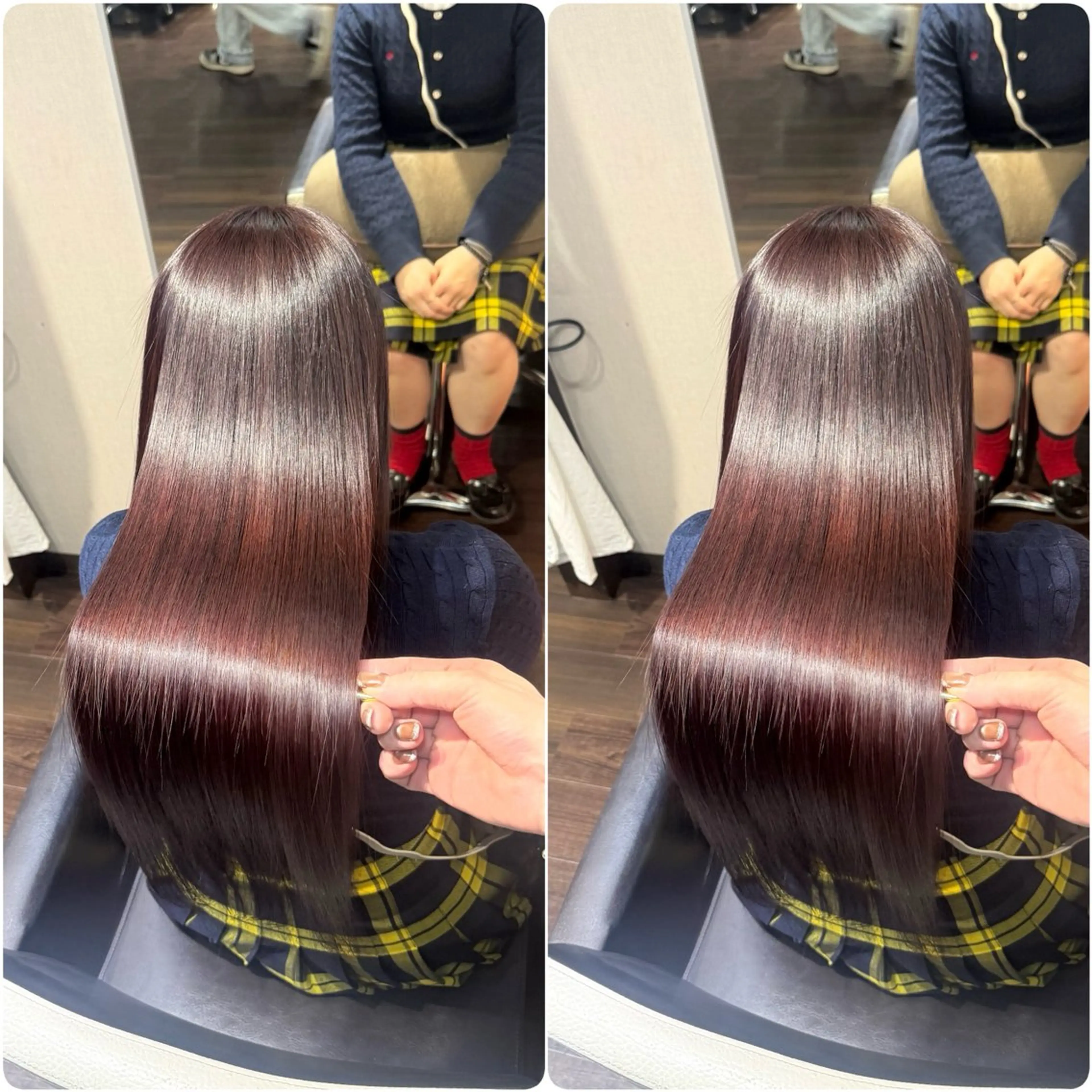 ロング カラー カット ヘアカラー トリートメント ヘッドスパ 🌹ULTOWA🌹 髪質改善/縮毛/店長のヘアスタイル