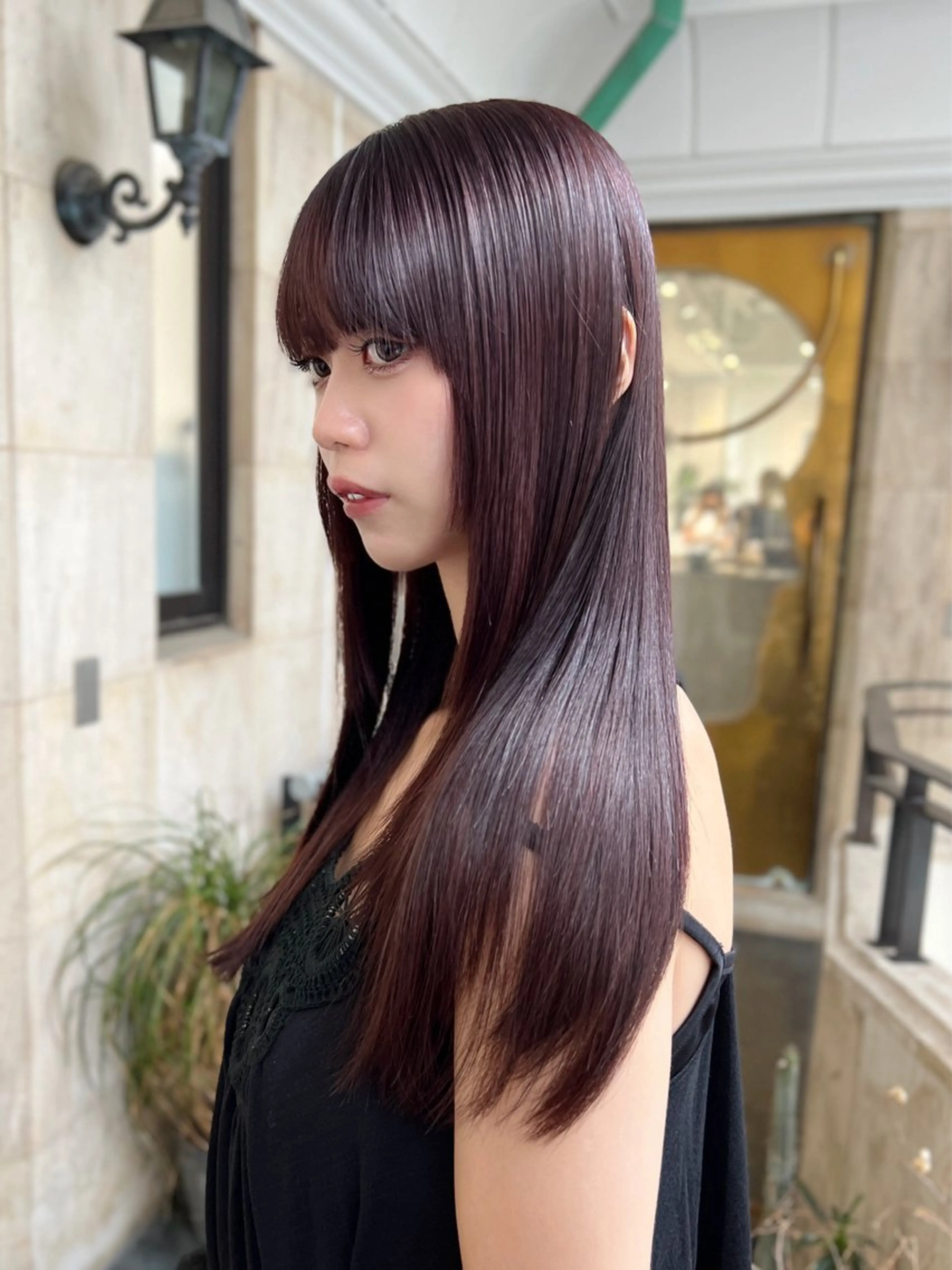 ロング 髪質改善 トリートメント 酸熱トリートメント 縮毛矯正 トリートメント 艶色&髪質改善 ✨ヨシムラユウシのヘアスタイル