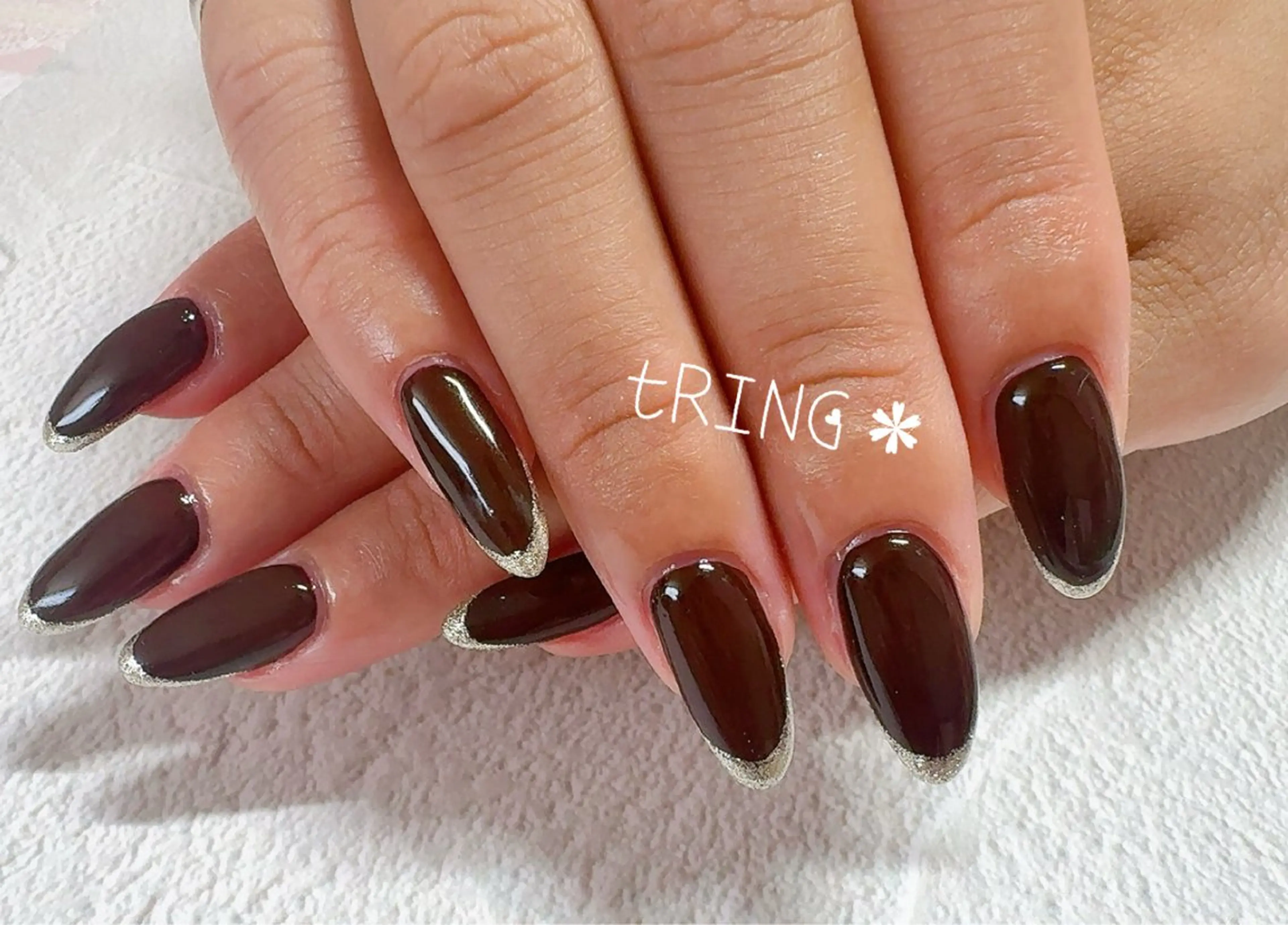 ネイル ハンドネイル tRING＊ しいの木台のネイルデザイン