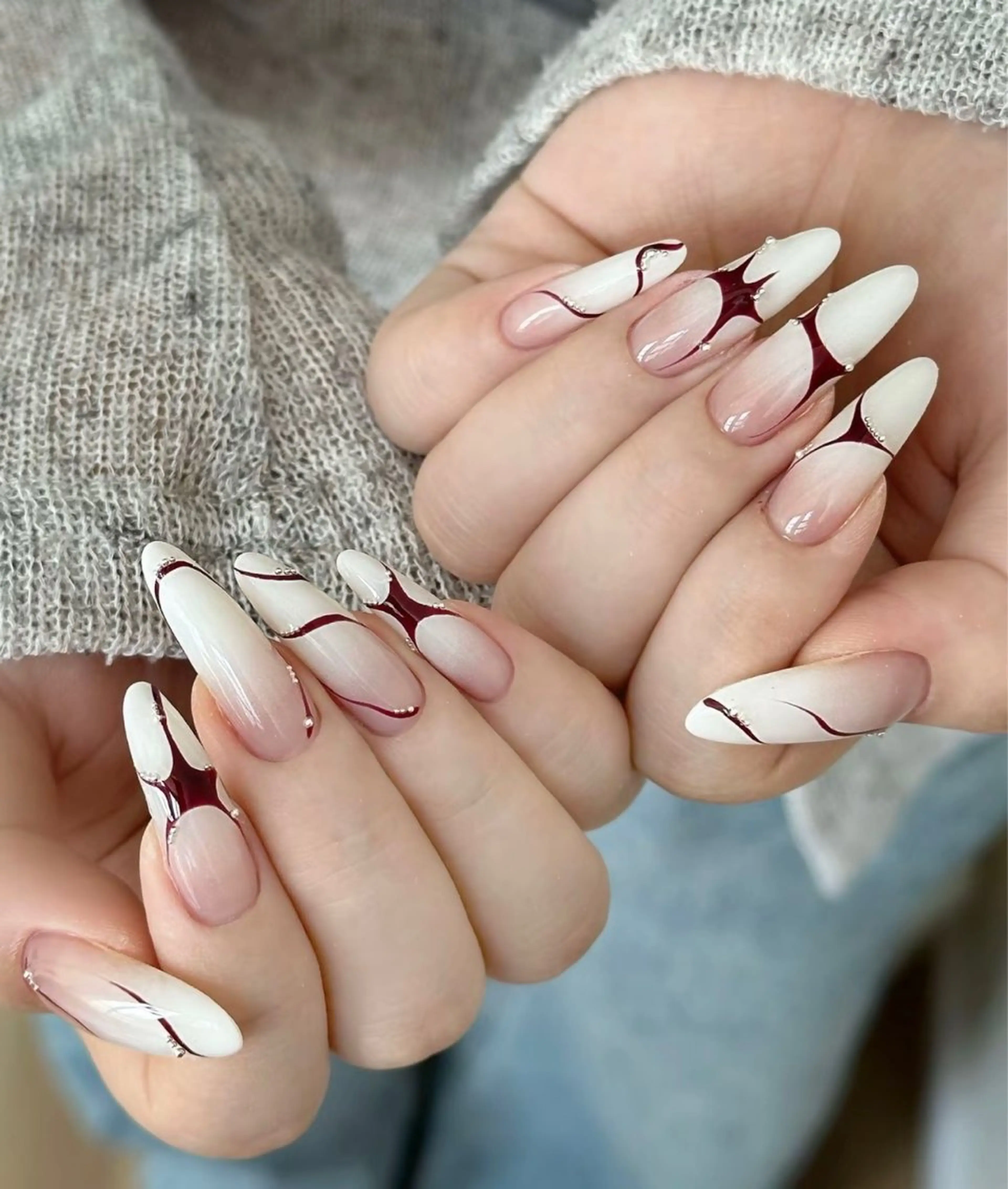 ネイル ハート ミラーネイル 持ち込み ピンク ワンホンネイル July Nailのネイルデザイン