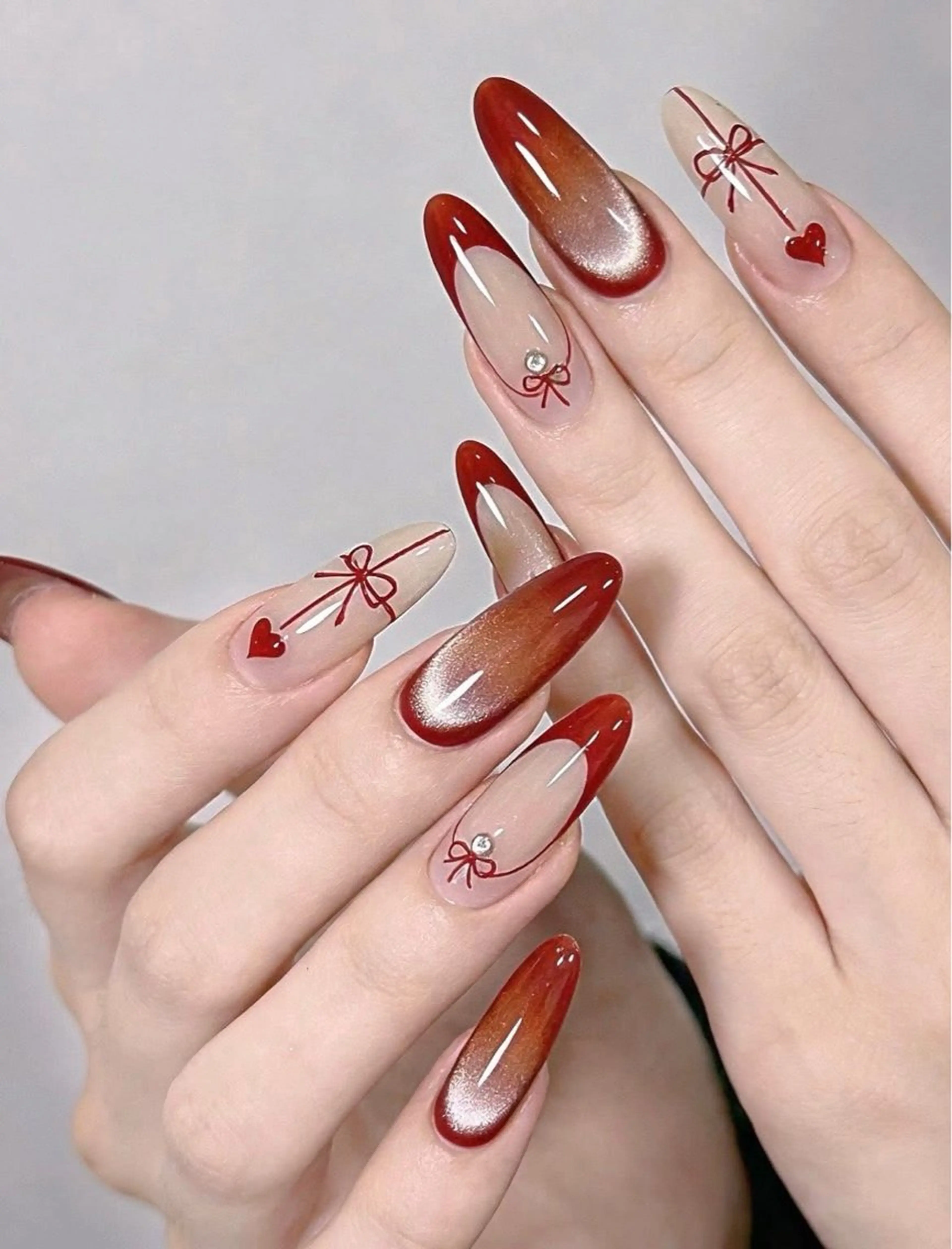 カラー ベージュカラー 透明感カラー グラデーションカラー ピンクカラー ハンドネイル AIN Nailのネイルデザイン