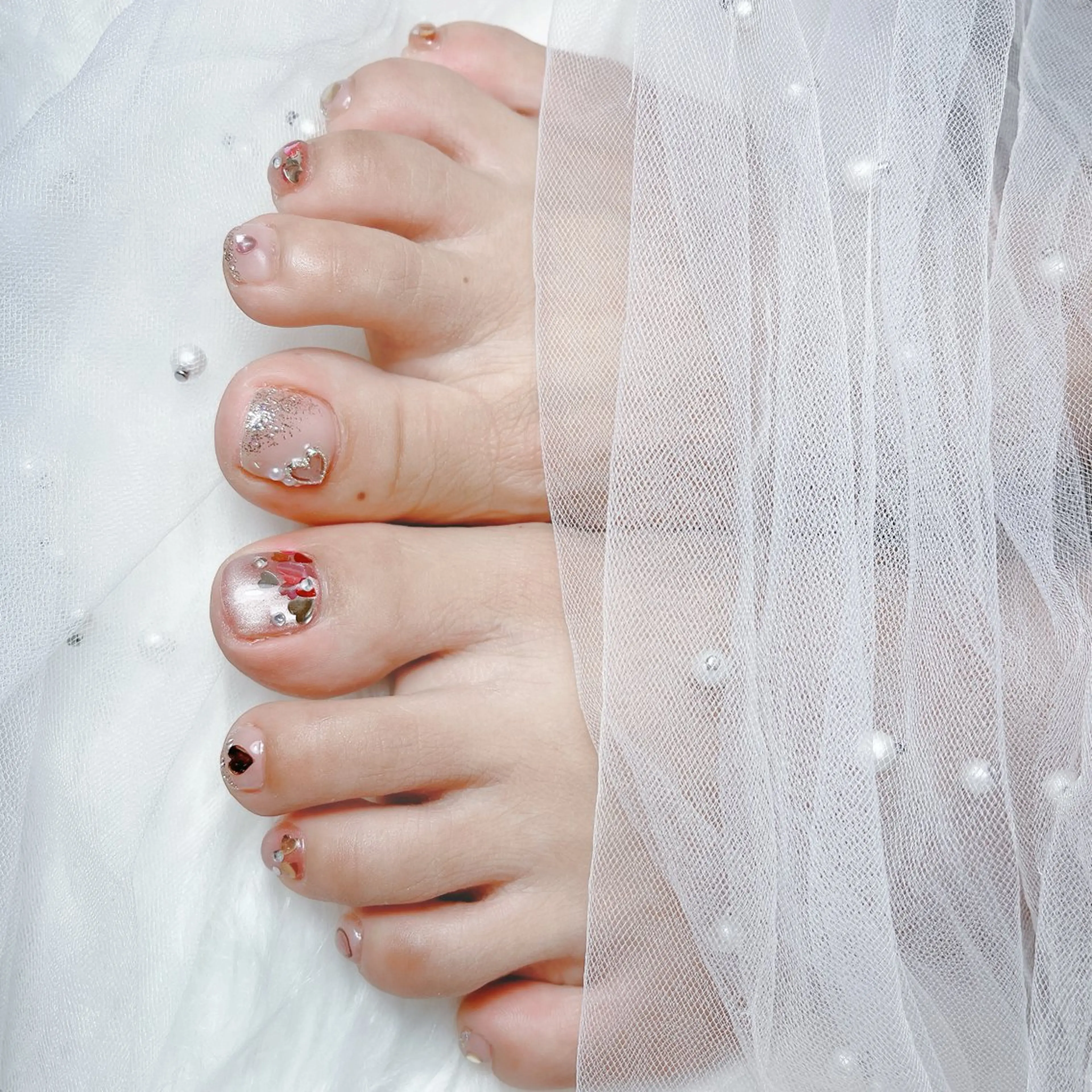 ネイル フットネイル 児玉 茉緒のネイルデザイン