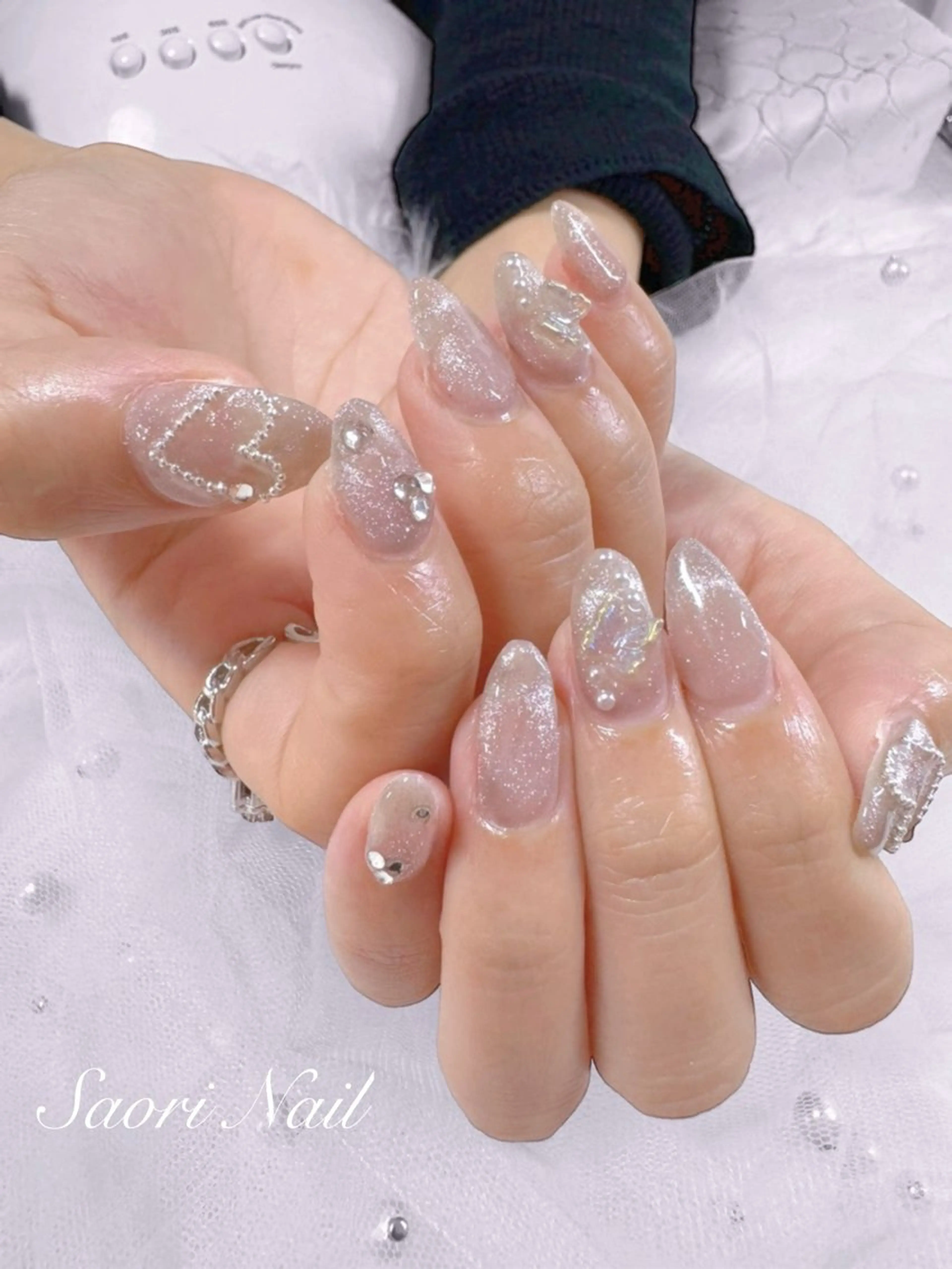 【つけ放題コース🎀】ワンホン　韓国系　持ち込みデザインOKの写真