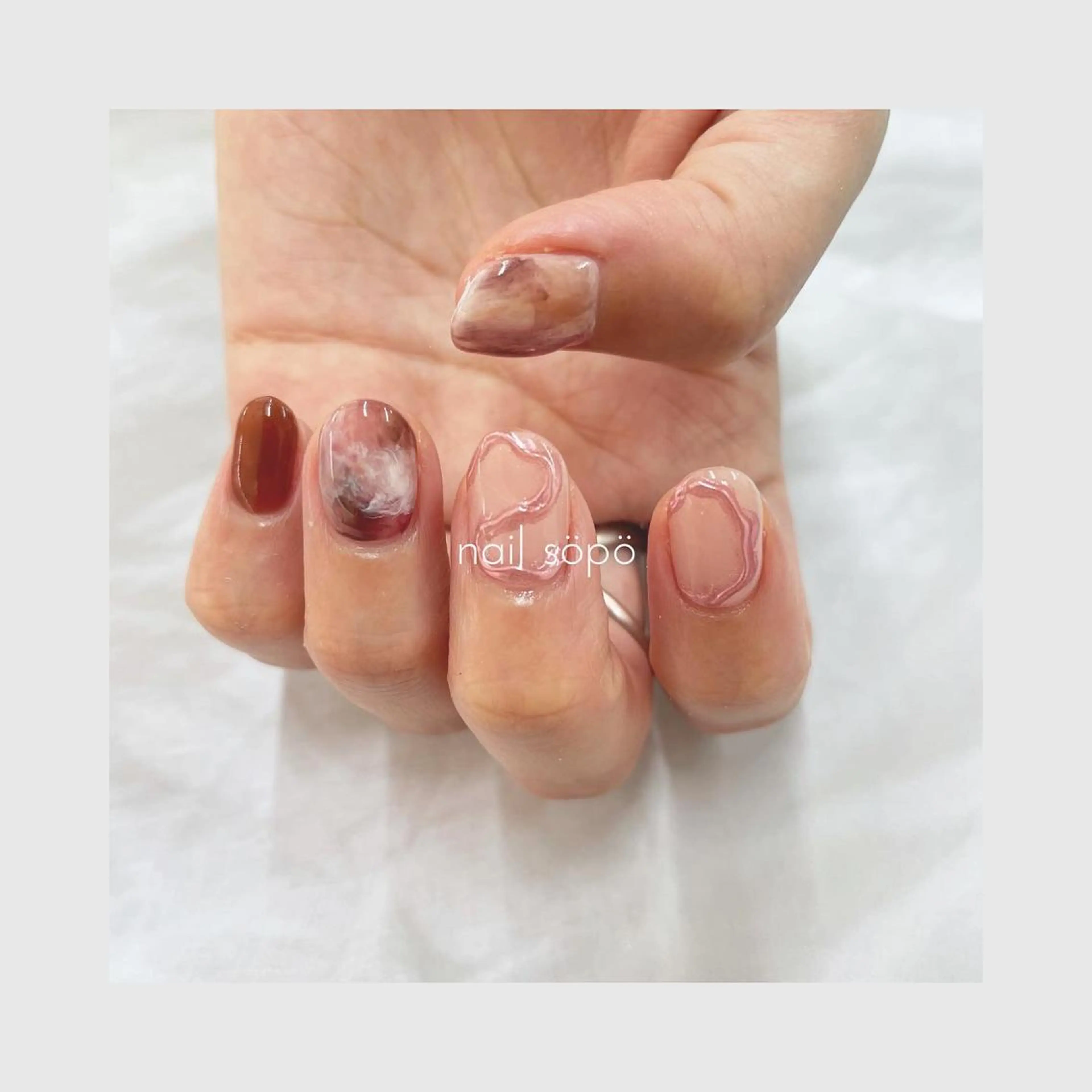 ネイル 自由が丘✳︎奥沢 nail söpöのネイルデザイン