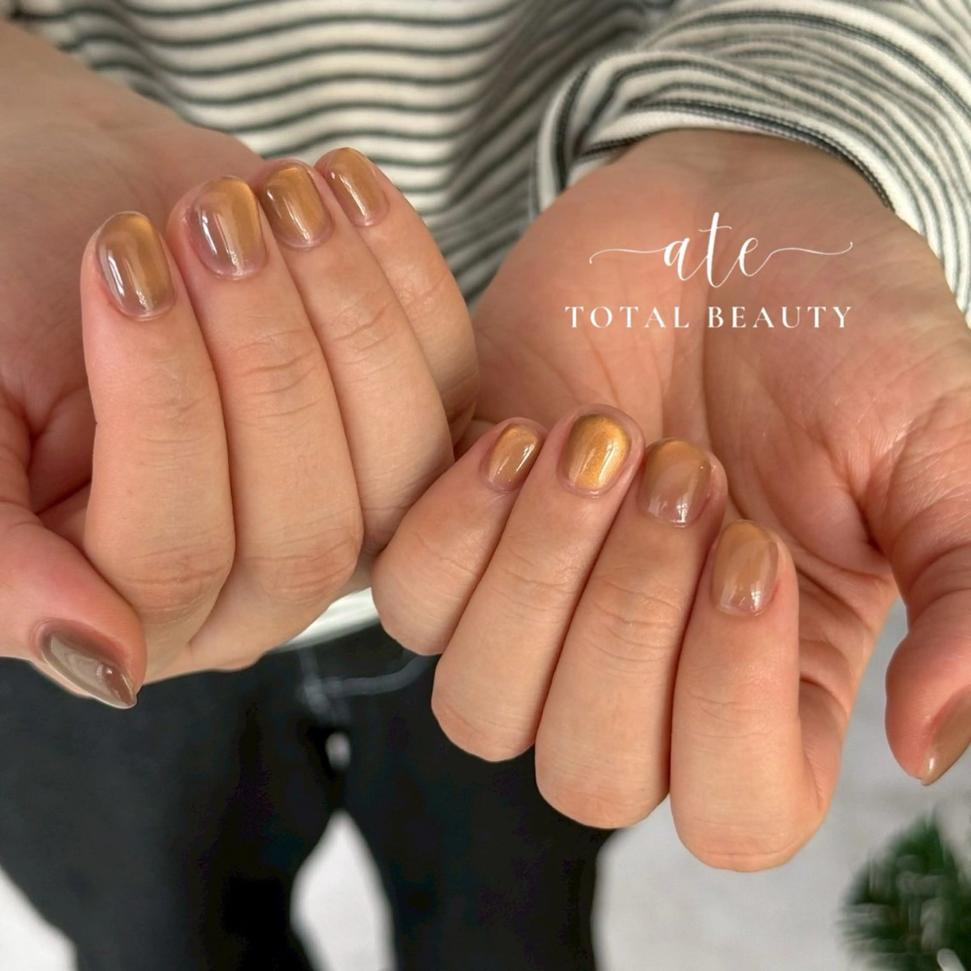 ネイル ハンドネイル Ate total beauty 新都心店所属・ate 新都心店 Arisaのネイルデザイン