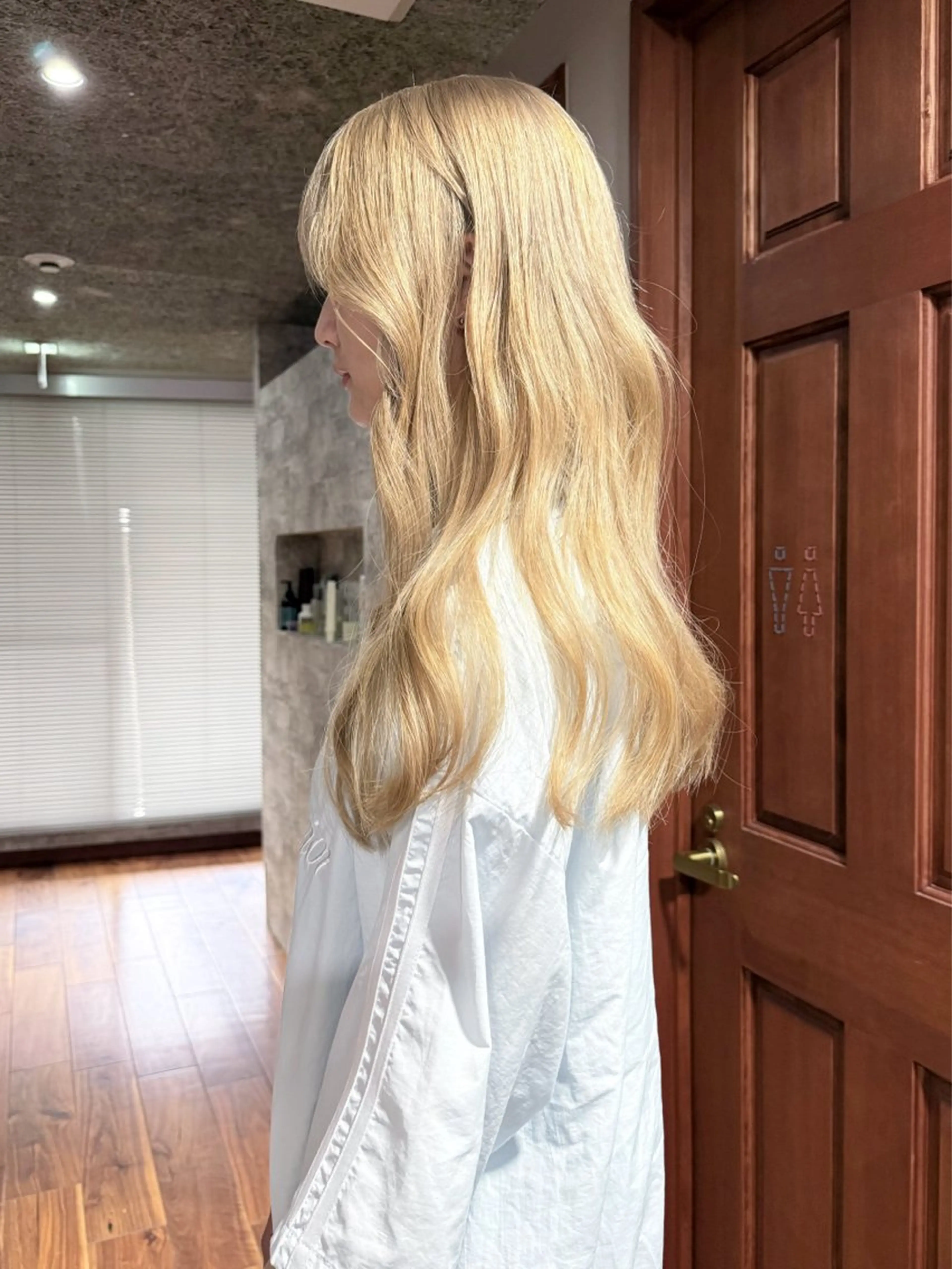 ロング カラー ブリーチ カット ヘアカラー トリートメント mai / linoah˚✧のヘアスタイル