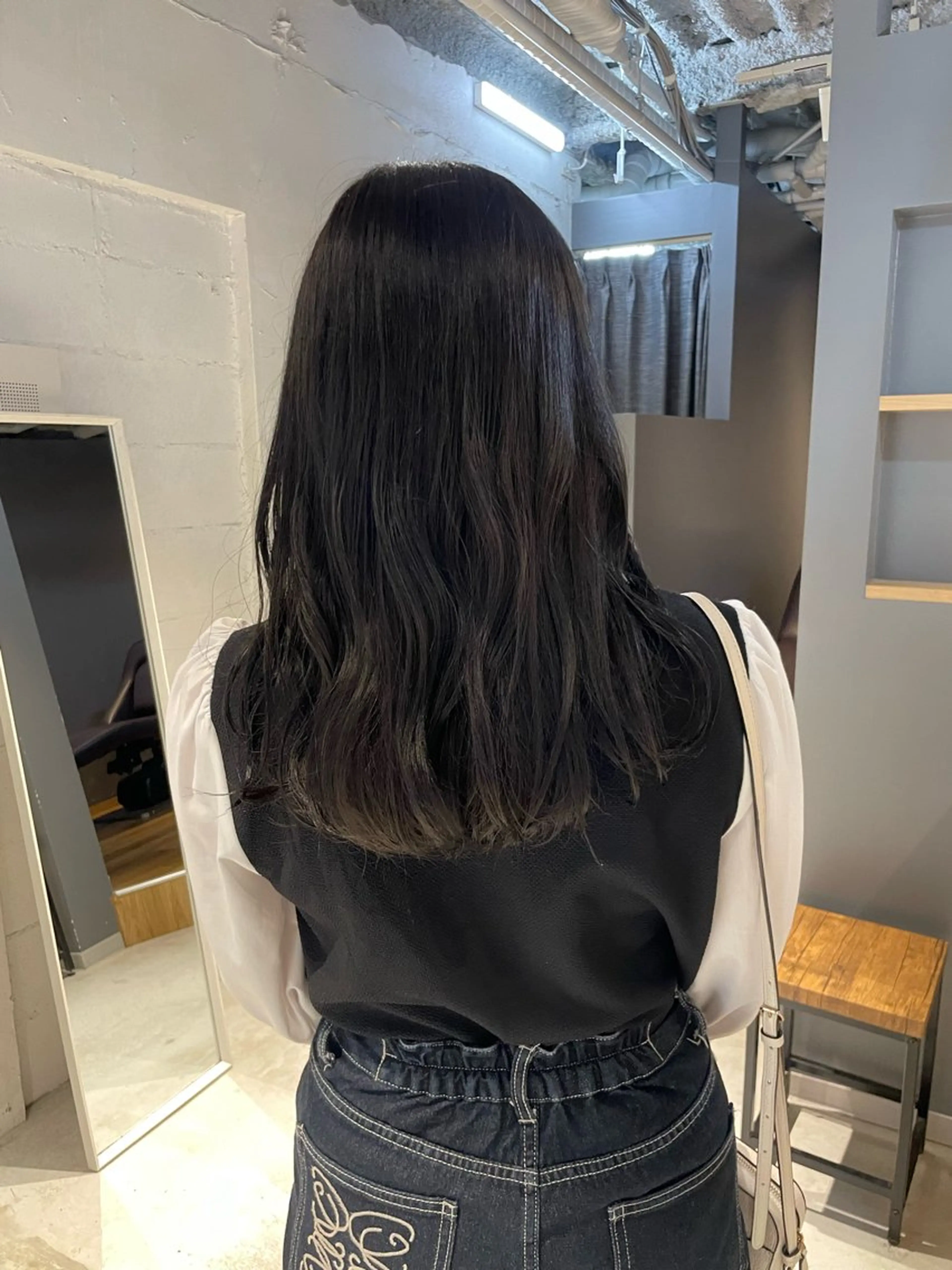 ロング カラー レイヤー×初 パーマ|hinakoのヘアスタイル