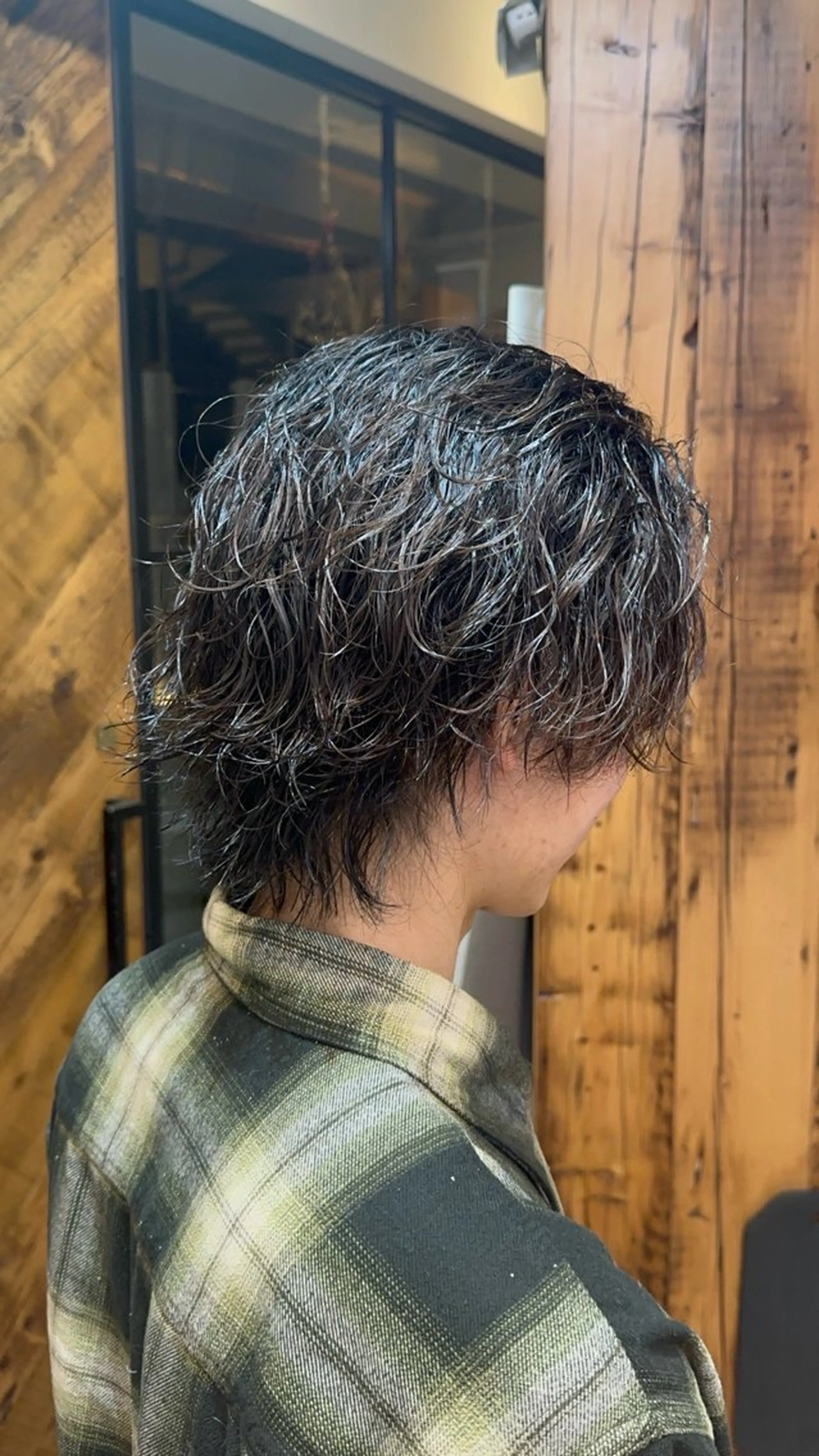 ミディアム パーマ メンズ カット パーマ 【gemini店長】 メンズ特化中野稜平のヘアスタイル