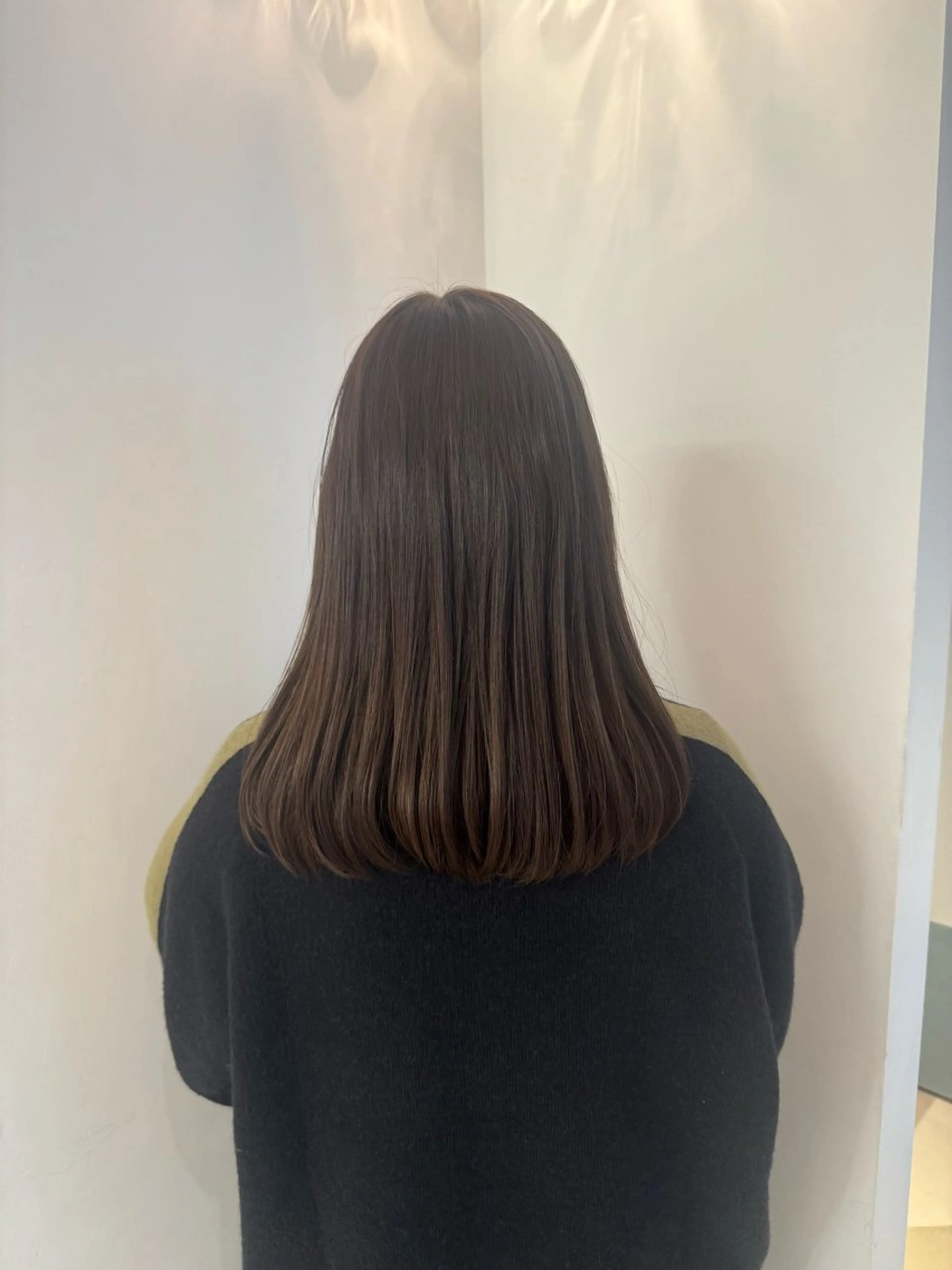 セミロング ホリグチ ルナのヘアスタイル