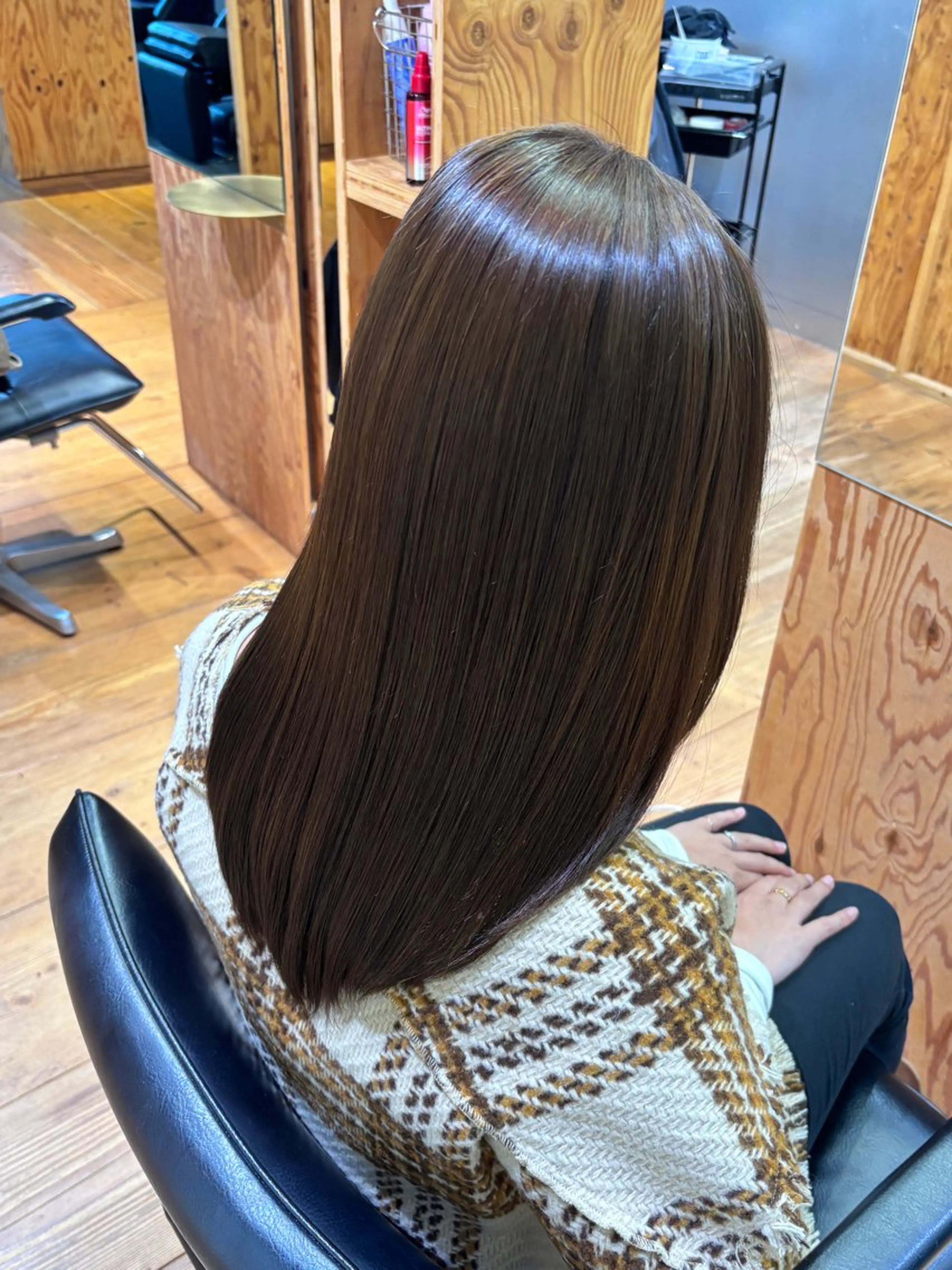 ミディアム 髪質改善/縮毛矯正 /むらたみぎわのヘアスタイル