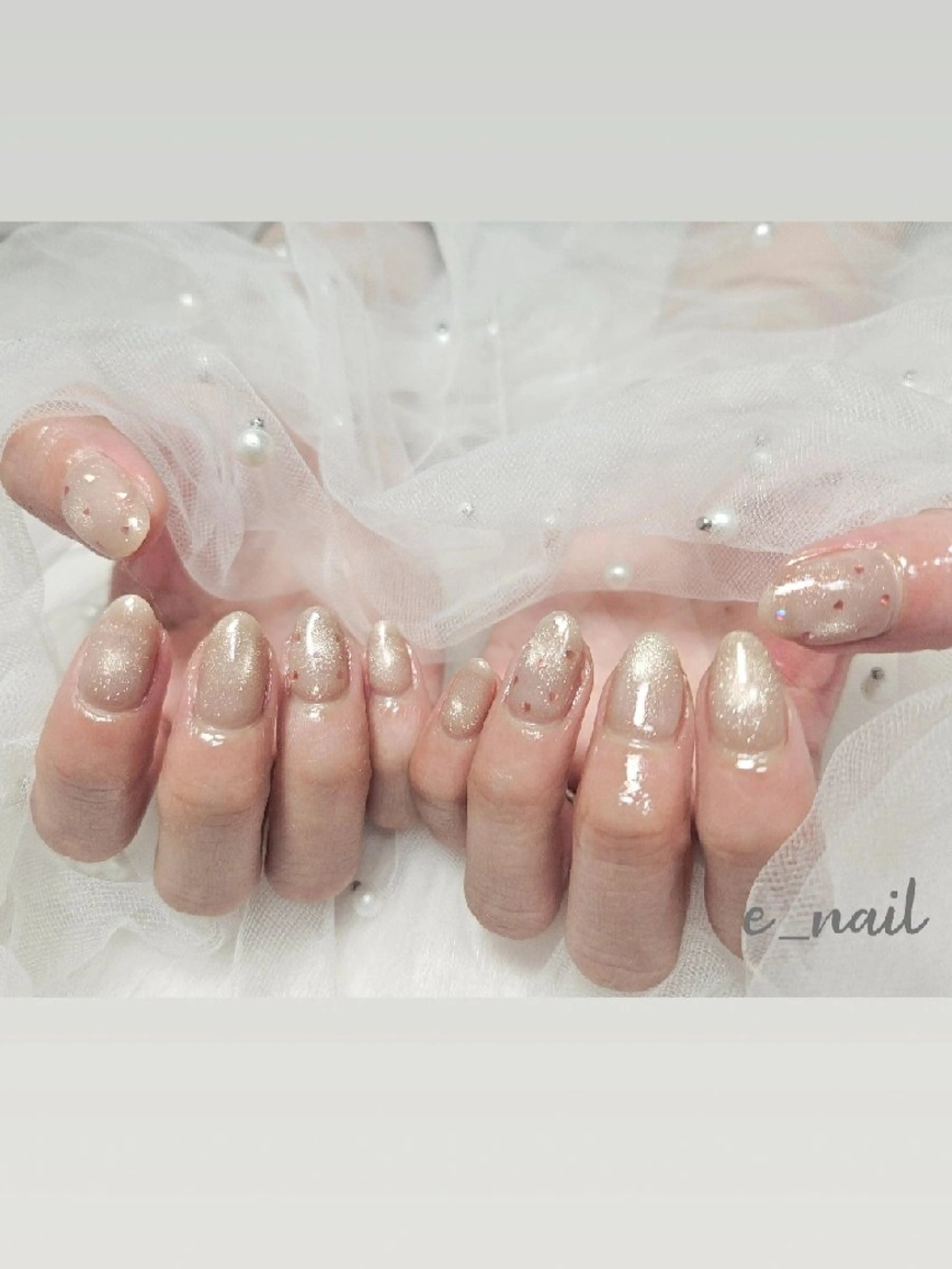ネイル e_nail🍀自宅 サロン八潮eri☆　のネイルデザイン