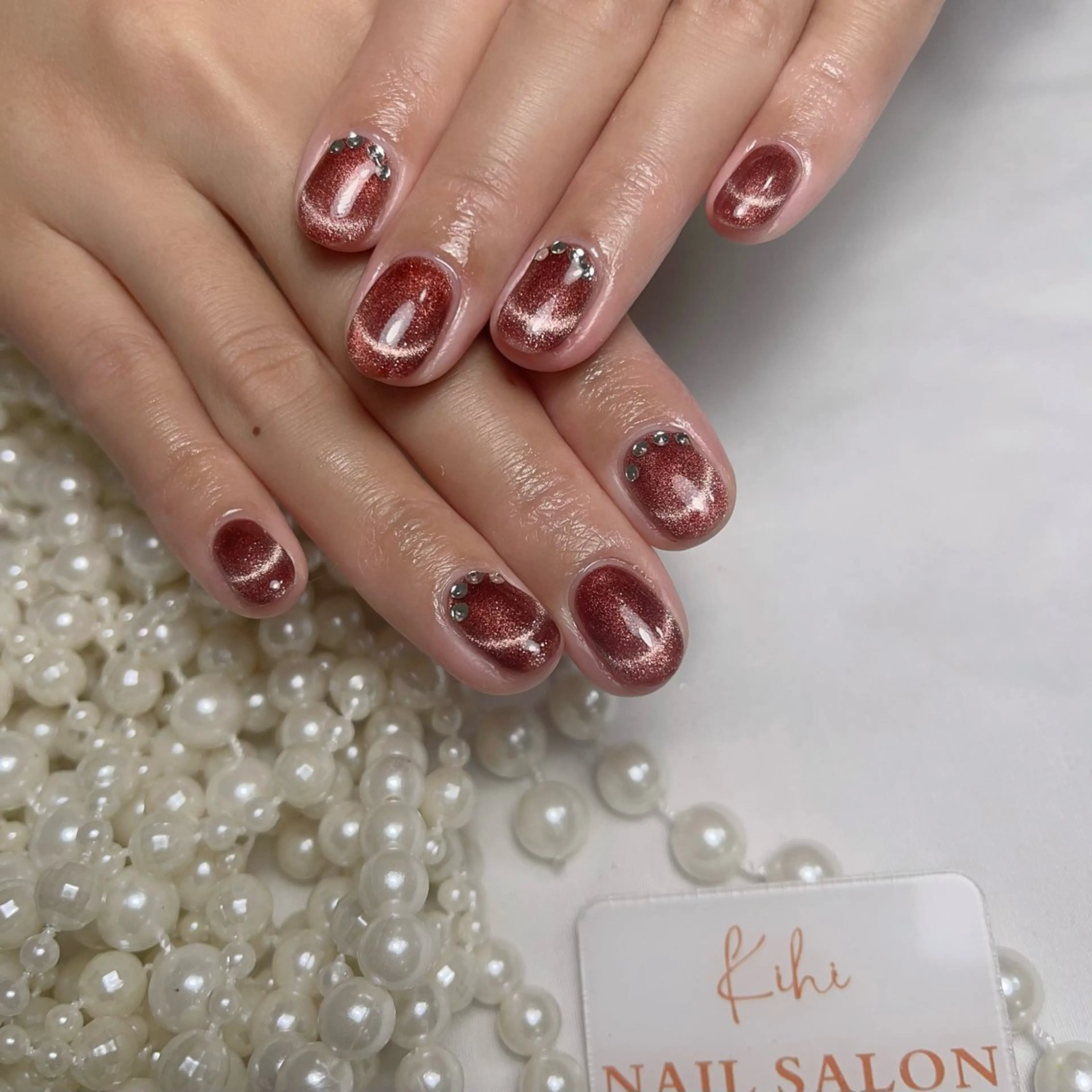 ネイル アートネイル フレンチネイル ジェルネイル グラデーション 韓国ネイル ハンドネイル ハンドケア さくら💮💮 【オフ無料】のネイルデザイン